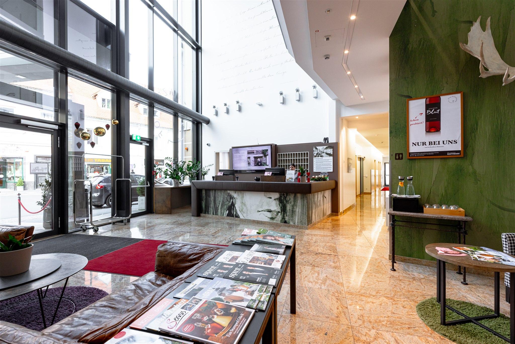 Vista Lobby Hotel Stainzerhof