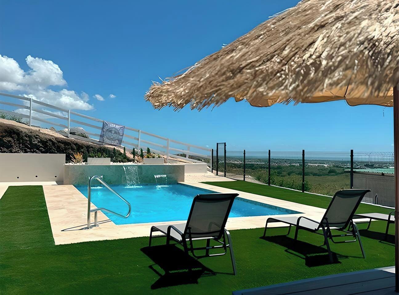 Vista Piscina Hacienda del Sur