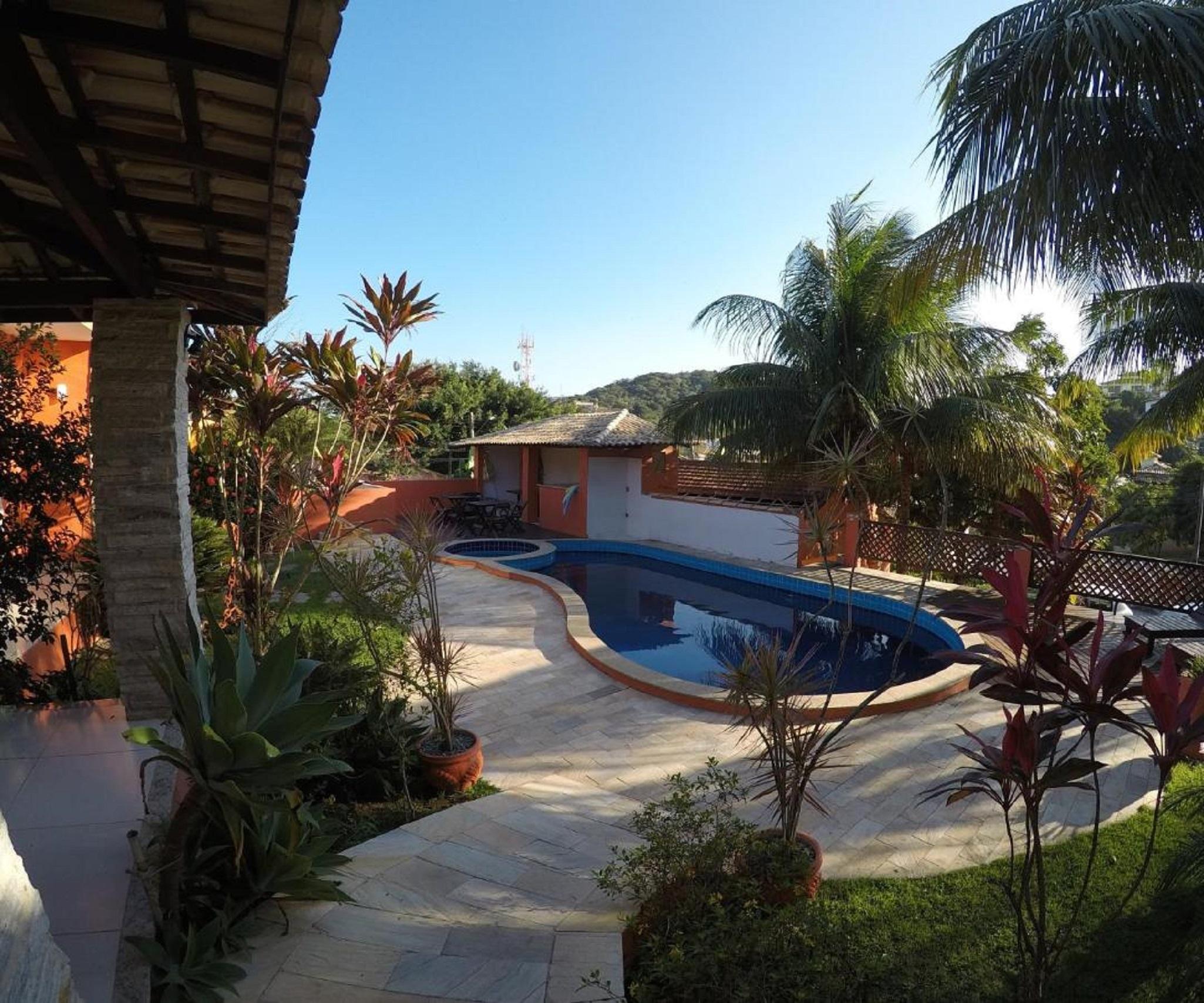 Vista Piscina Pousada Destino Buzios
