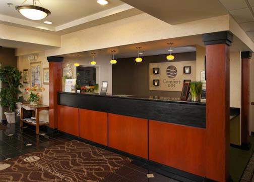 Vista do lobby Comfort Inn Atlantic City/Absecon Area