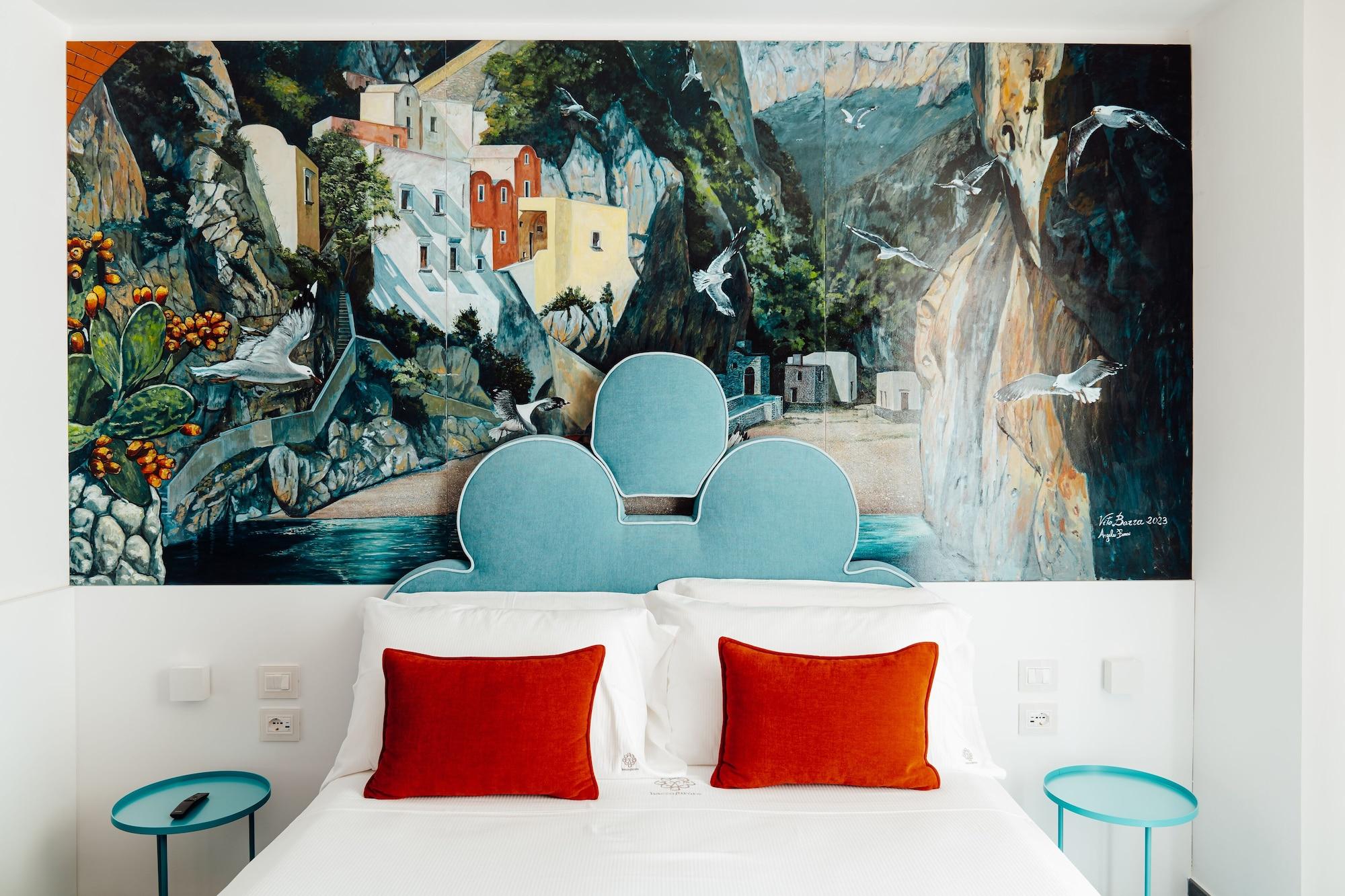 Habitación Albergo Dipinto Bacco Furore