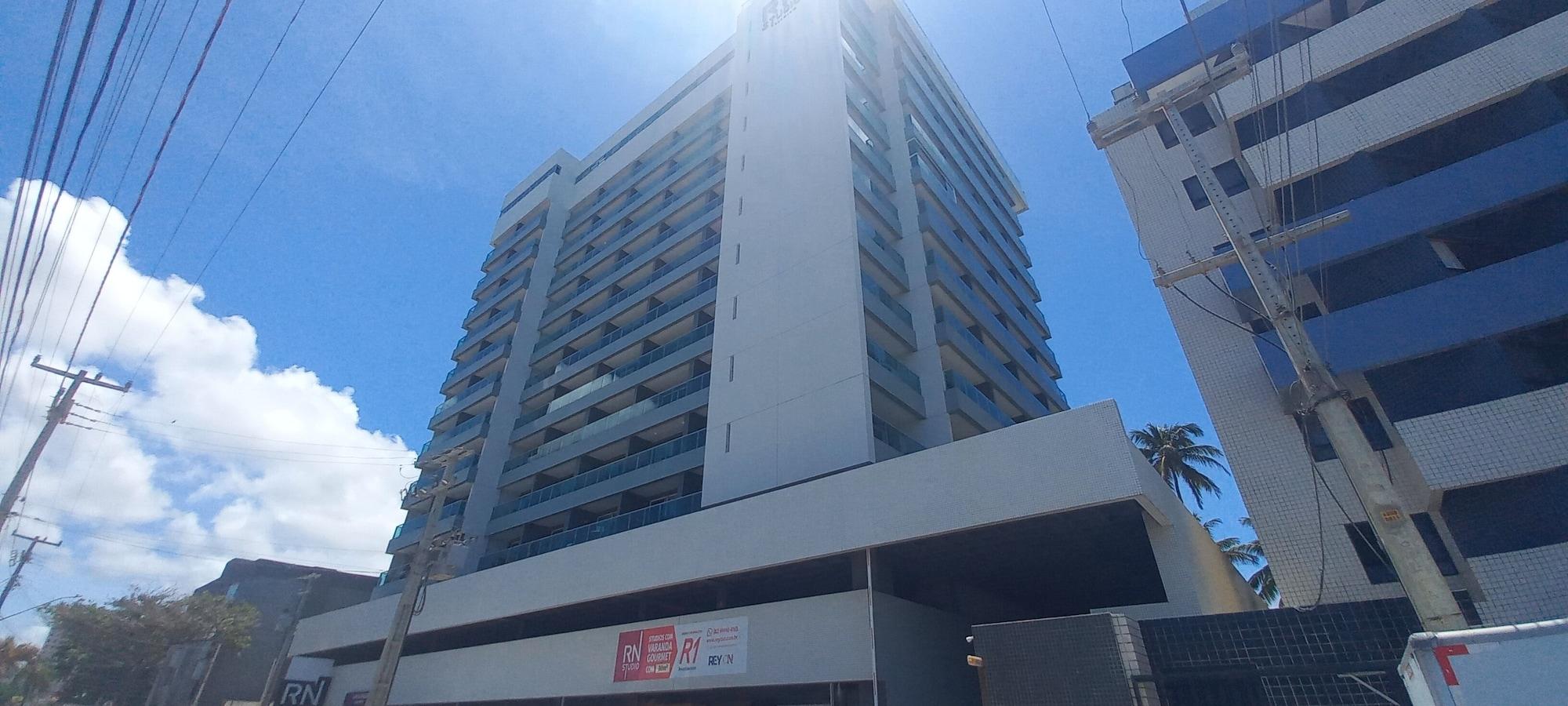 Vista Exterior Studio com vista Mar em Maceió - Max Rev
