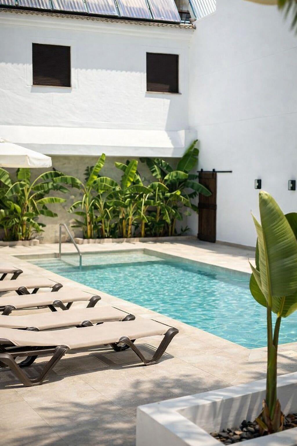 Vista Piscina El Mirador del Valle