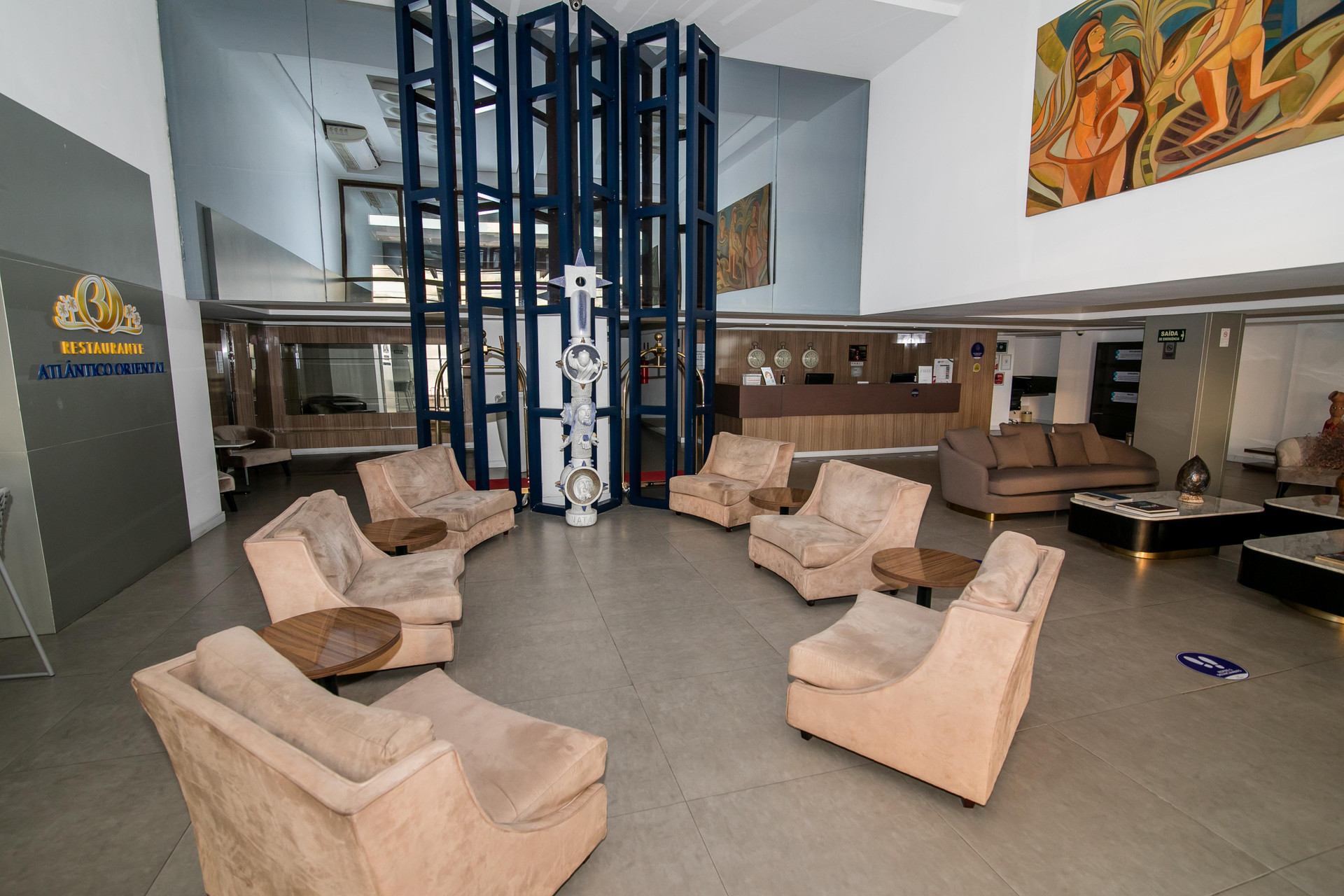 Vista Lobby Hotel Cabo Branco Atlantico