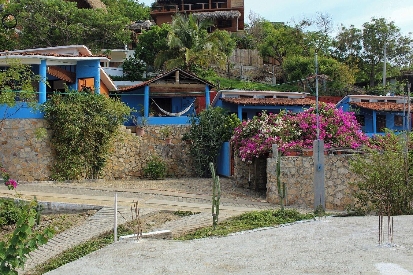 Vista Exterior Casa Azul