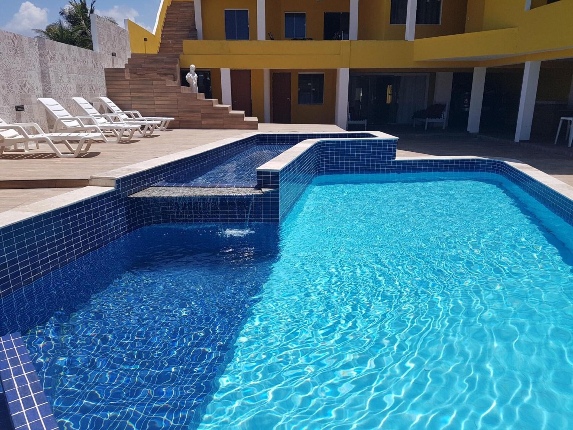 Vista Piscina Pousada Águas do Piruí