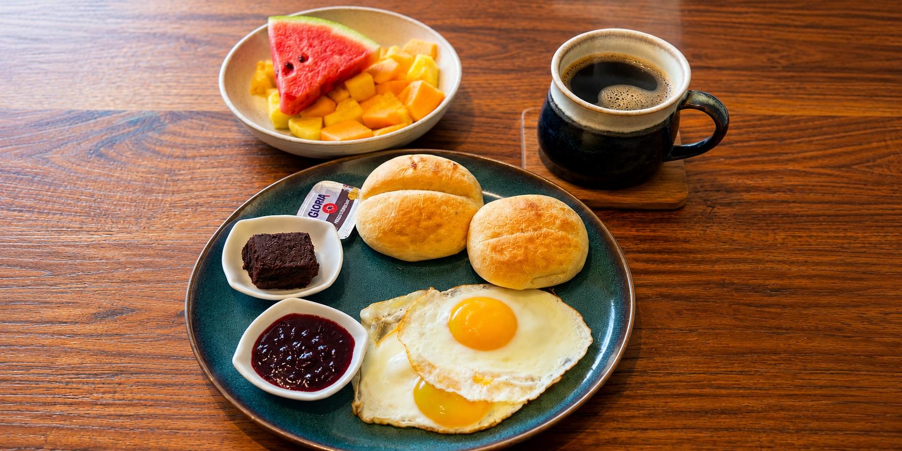 Área de desayuno Qema Lima