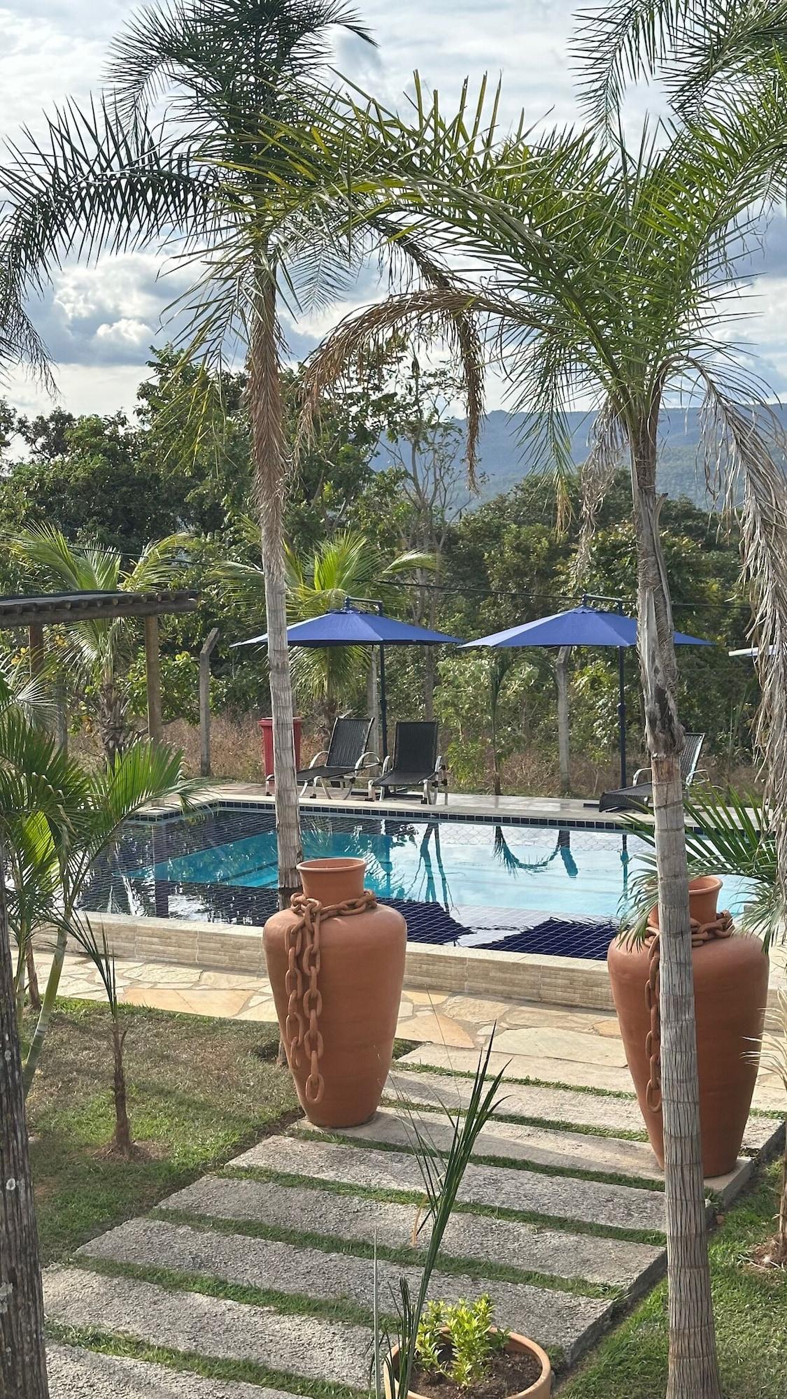 Vista Piscina Pousada Nobre Vista