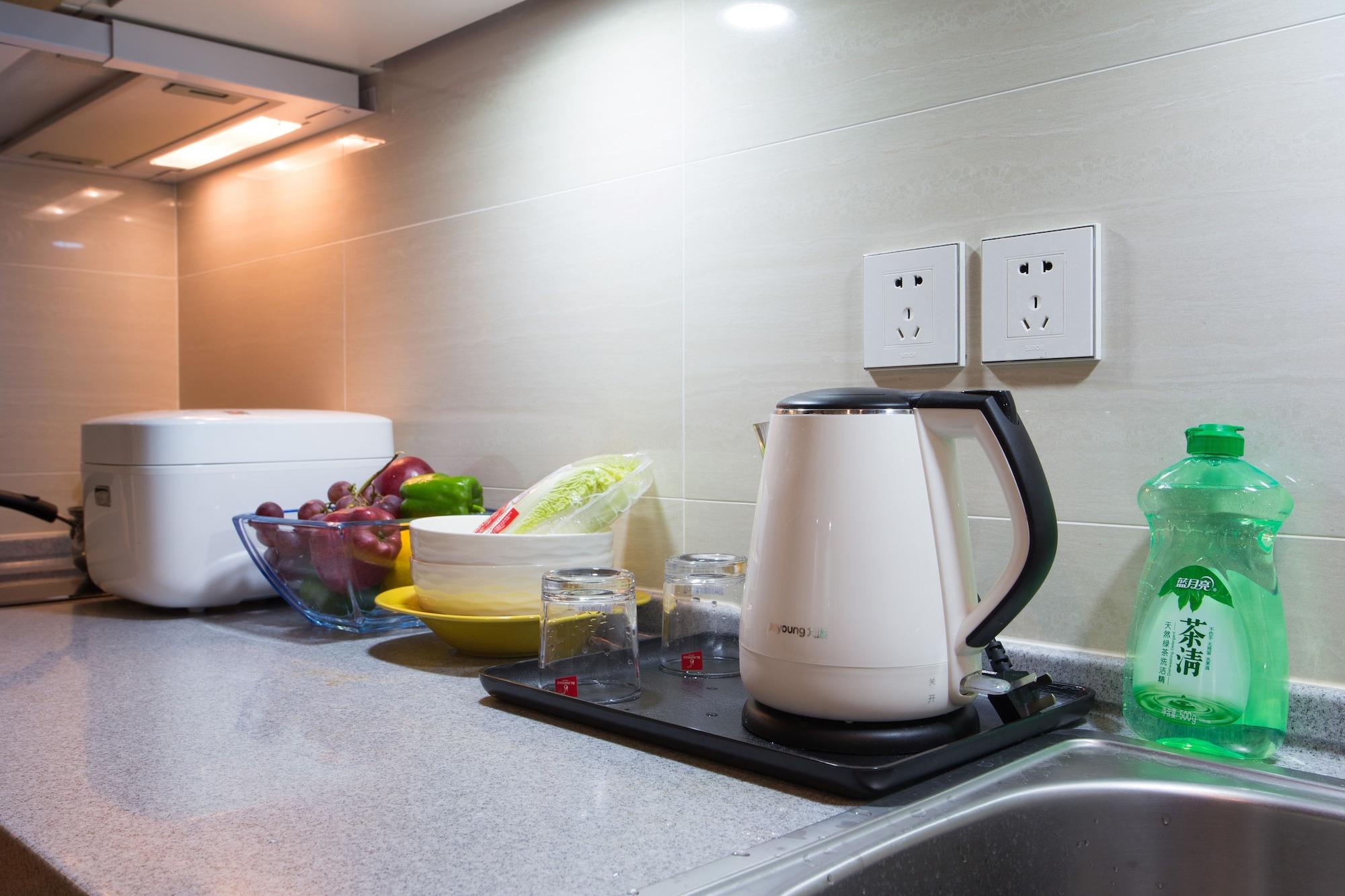 Equipamiento de Habitación Qingdao Jinshan We Holiday Apt Wusi