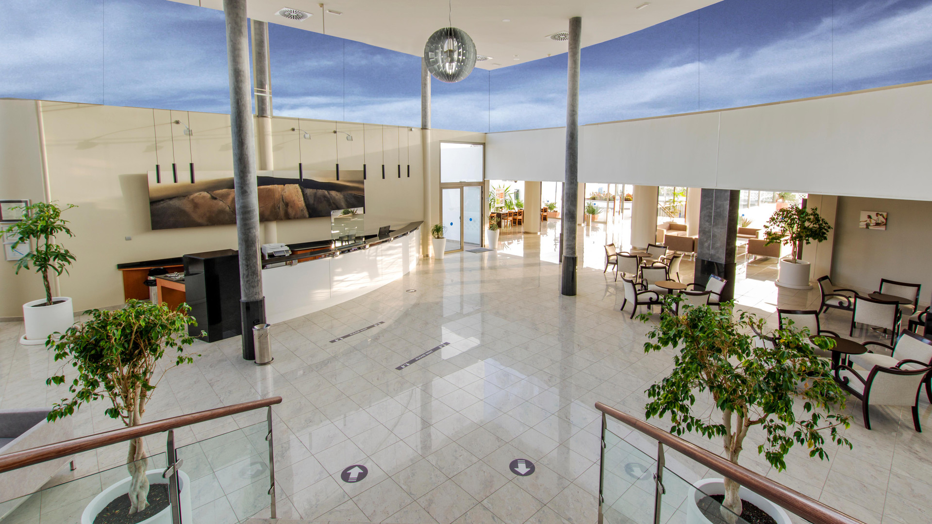 Vista Lobby Hotel Las Costas