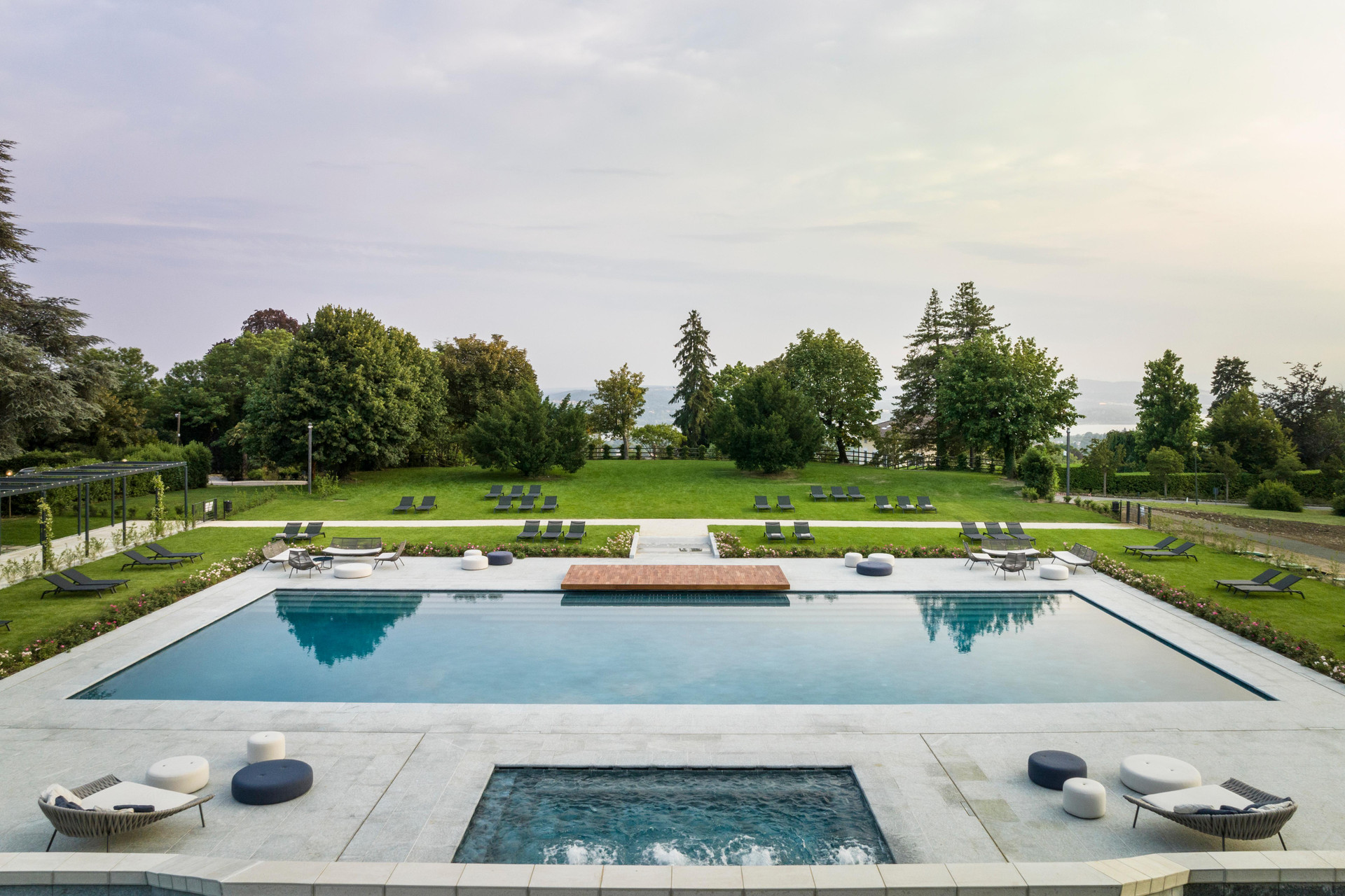 Vista Piscina I Palazzi - Palace Grand Hotel Varese