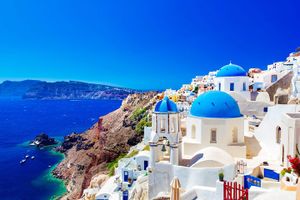 Actividad - Excursión de día completo a Santorini con salida desde Heraklion.