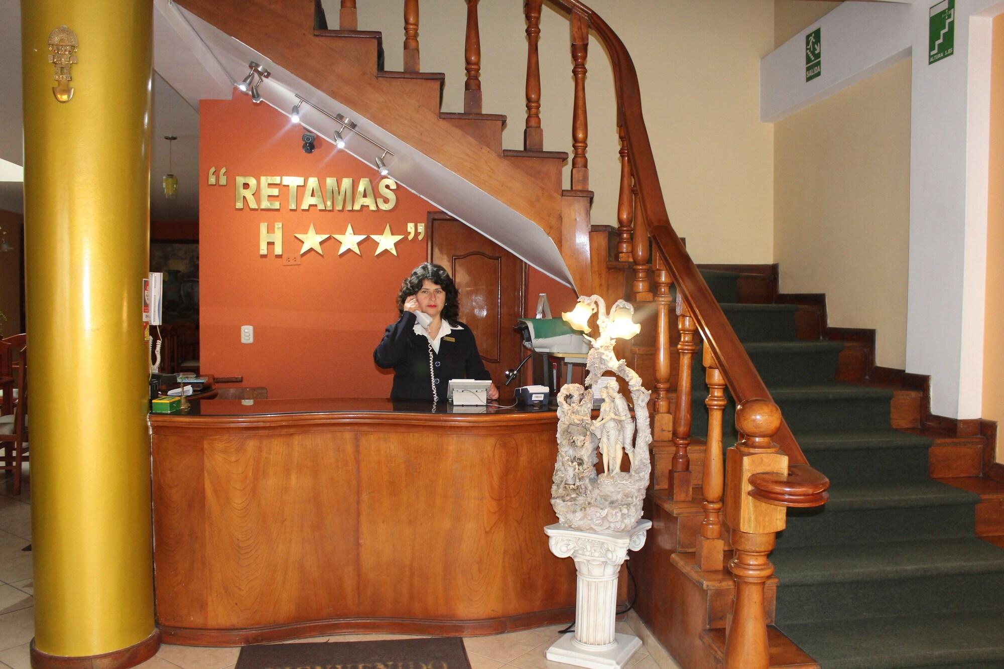 Vista Lobby Retamas Hotel