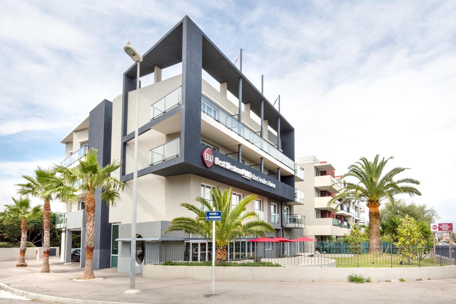 Vista Exterior Best Western Plus Antibes Riviera