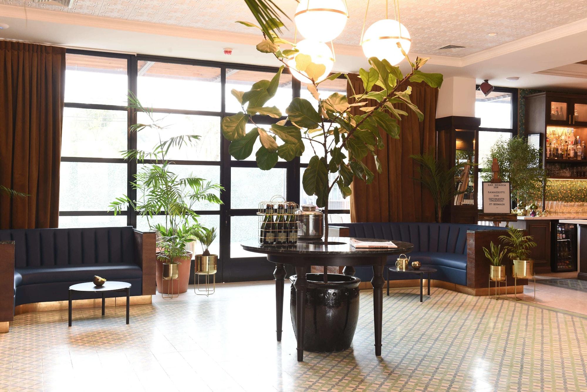 Vista Lobby Hotel Bidasoa
