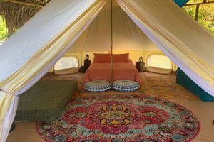 Alquiler Vacacional - Eco-friendly yurt tucked beneath the trees with beach view and access.