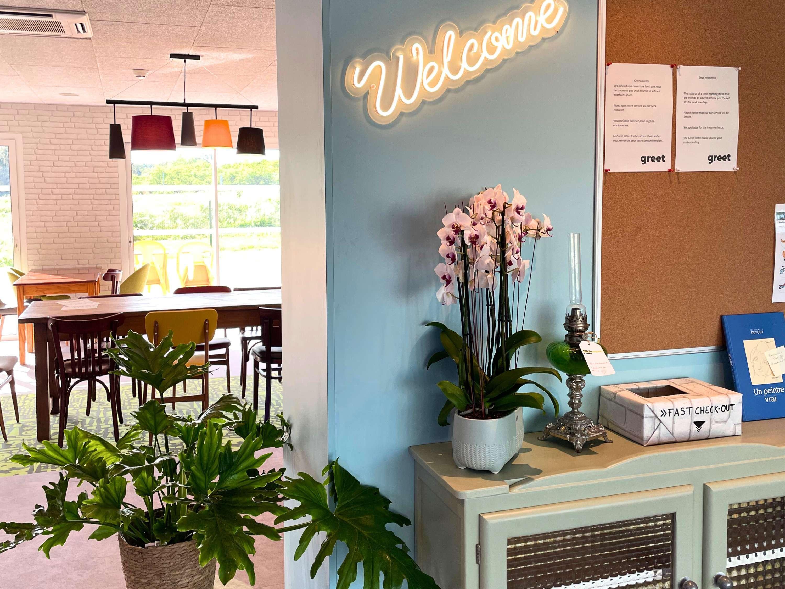 Vista Lobby Greet Hotel Castets Coeur Des Landes