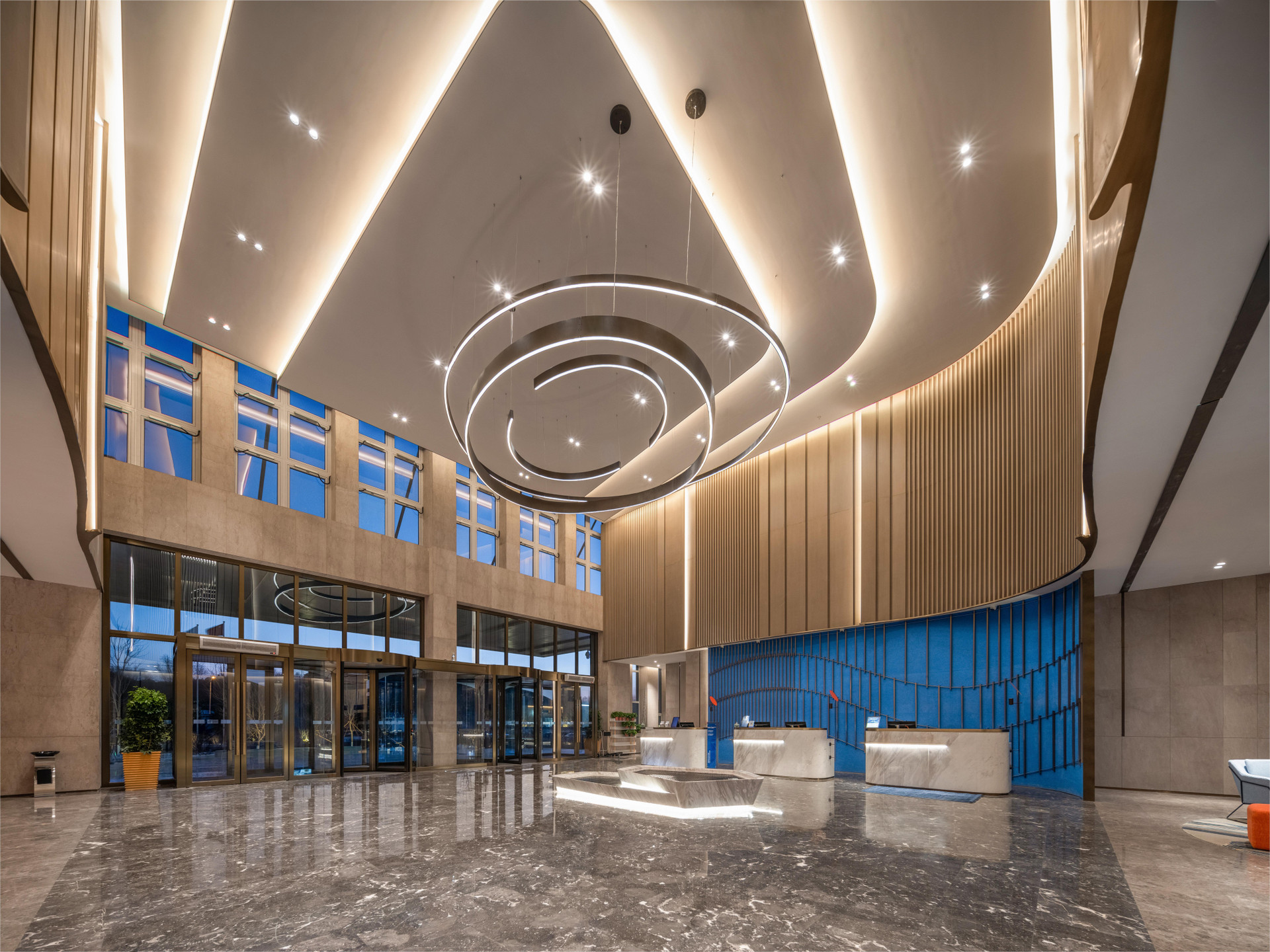 Vista Lobby Holiday Inn Express Liaoyuan Economic Dev Zone