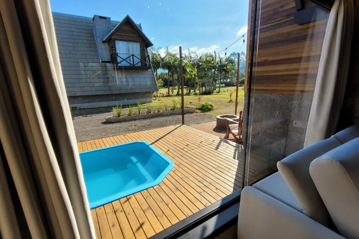 Vista Lobby AriMara Chalés & Ecoturismo