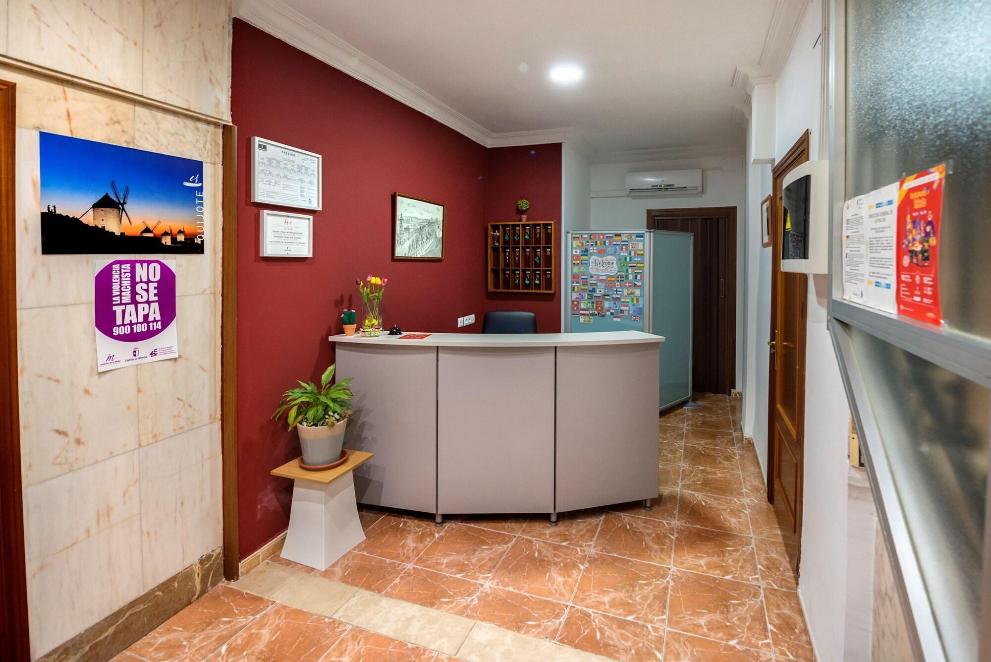 Vista Lobby Hostal Santa Bárbara