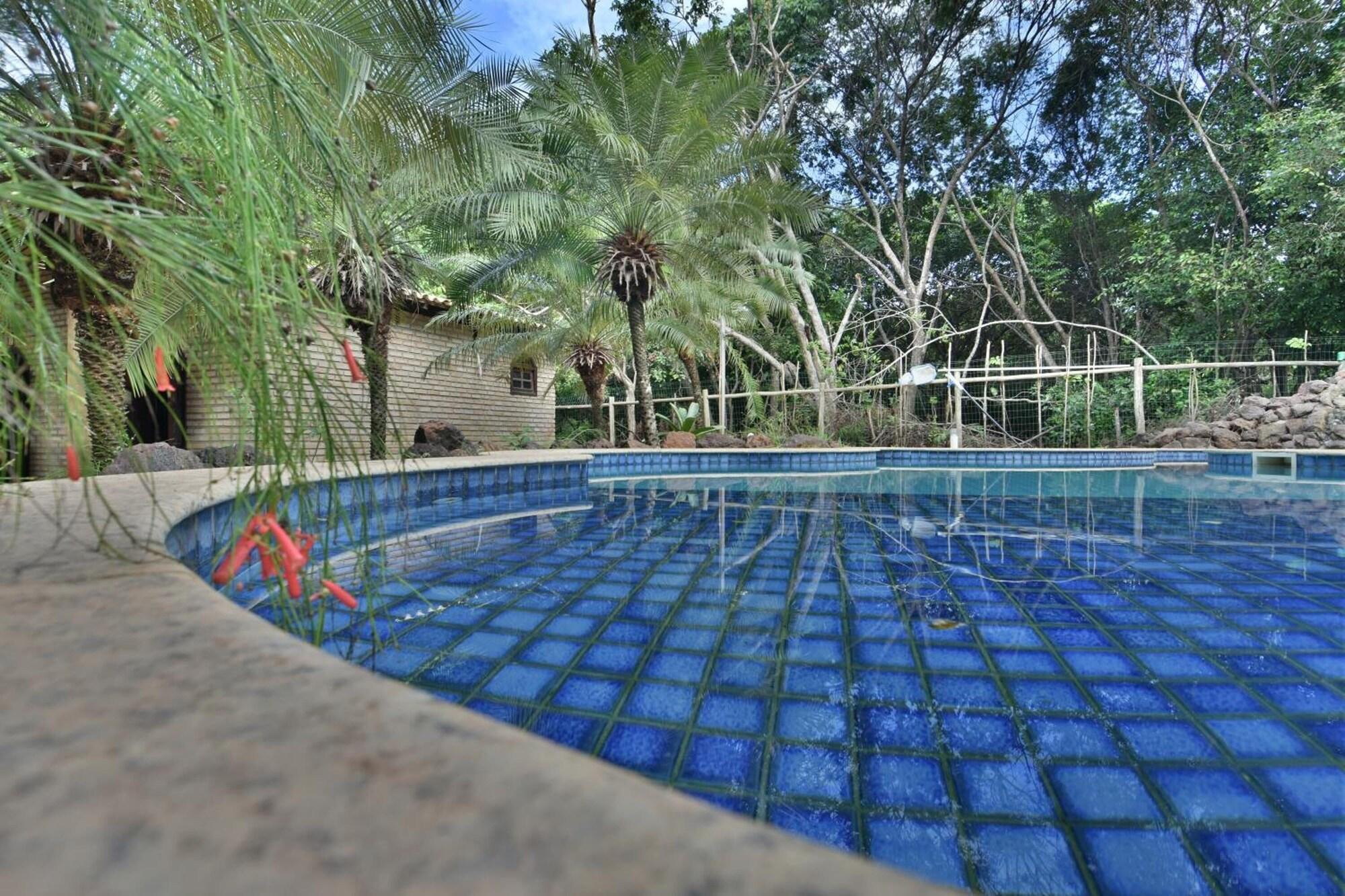 Vista Piscina Chalés Imbassaí