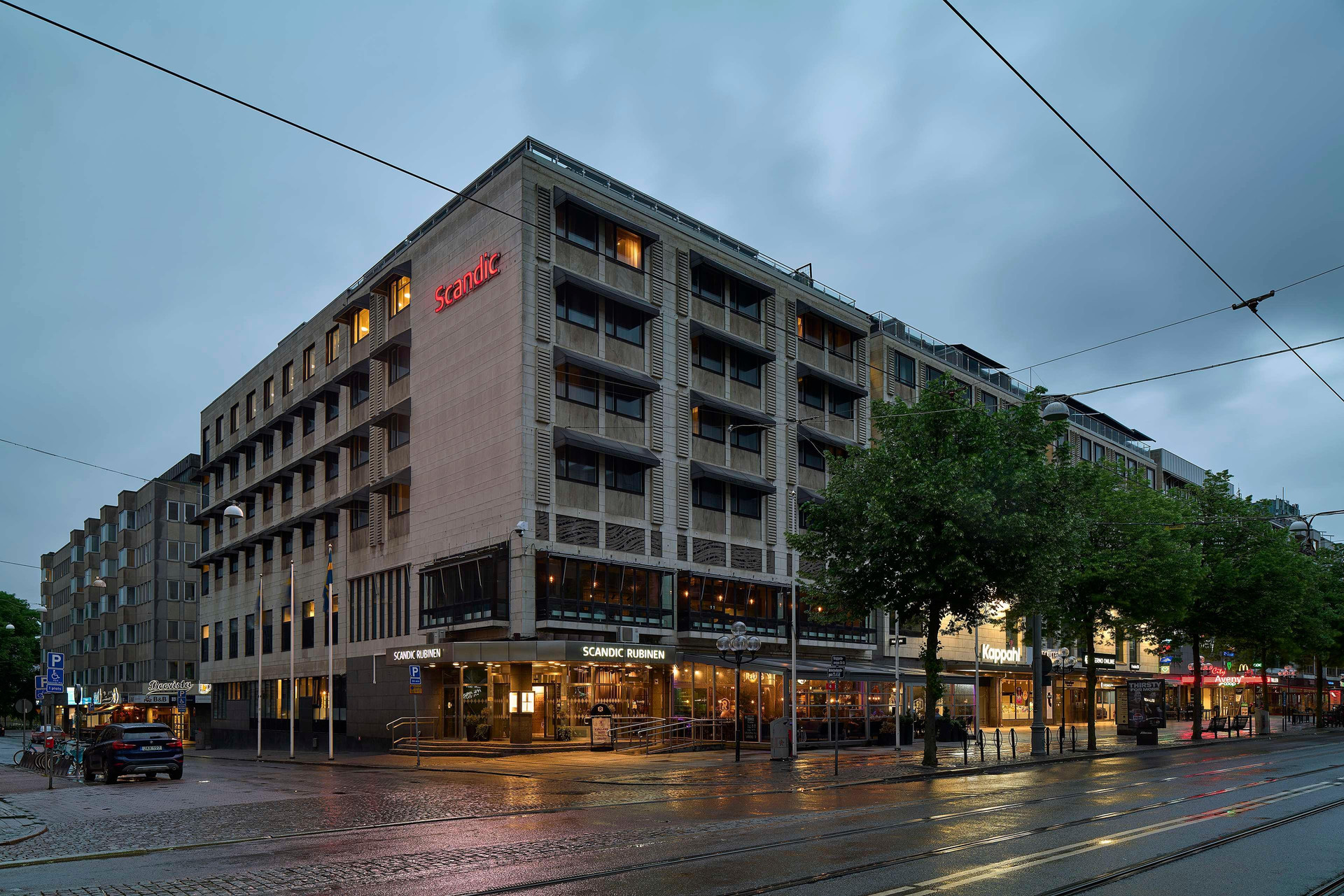 Vista Exterior Scandic Rubinen