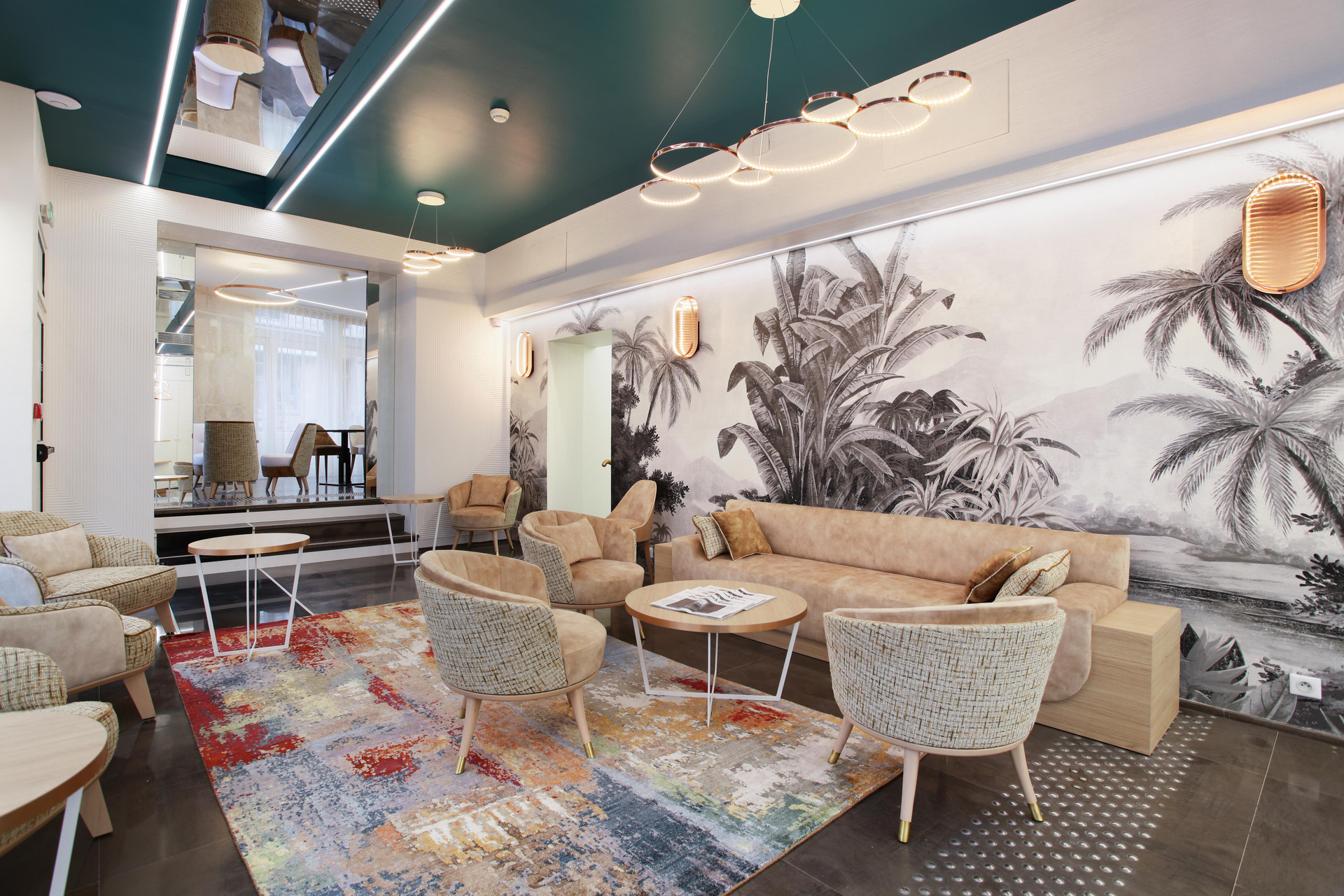 Vista Lobby Grand Hotel Saint Michel