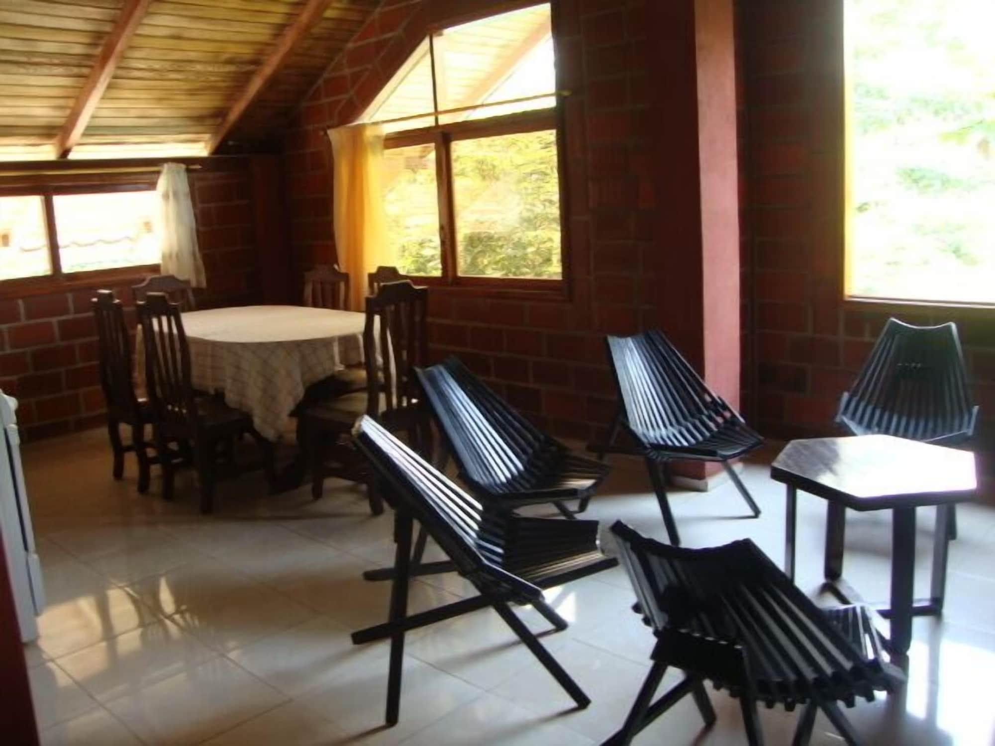 Vista Lobby Hostería Las Heliconias