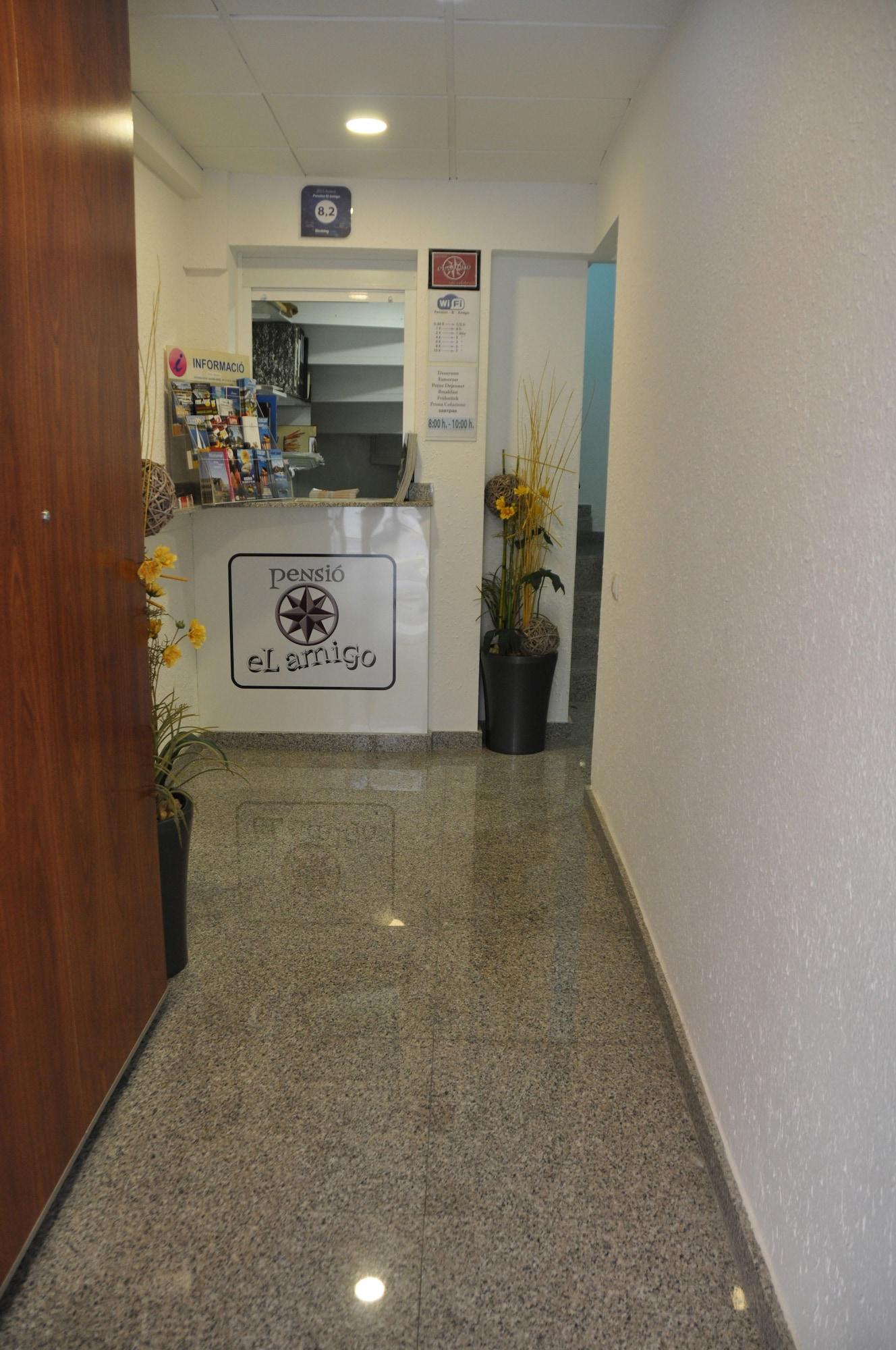 Vista Lobby Pensión El Amigo