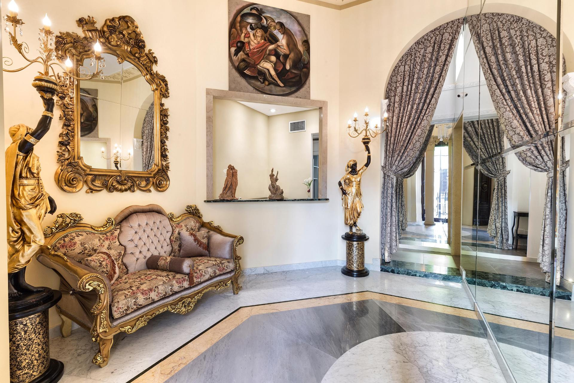 Vista Lobby Hotel Art Resort Galleria Umberto