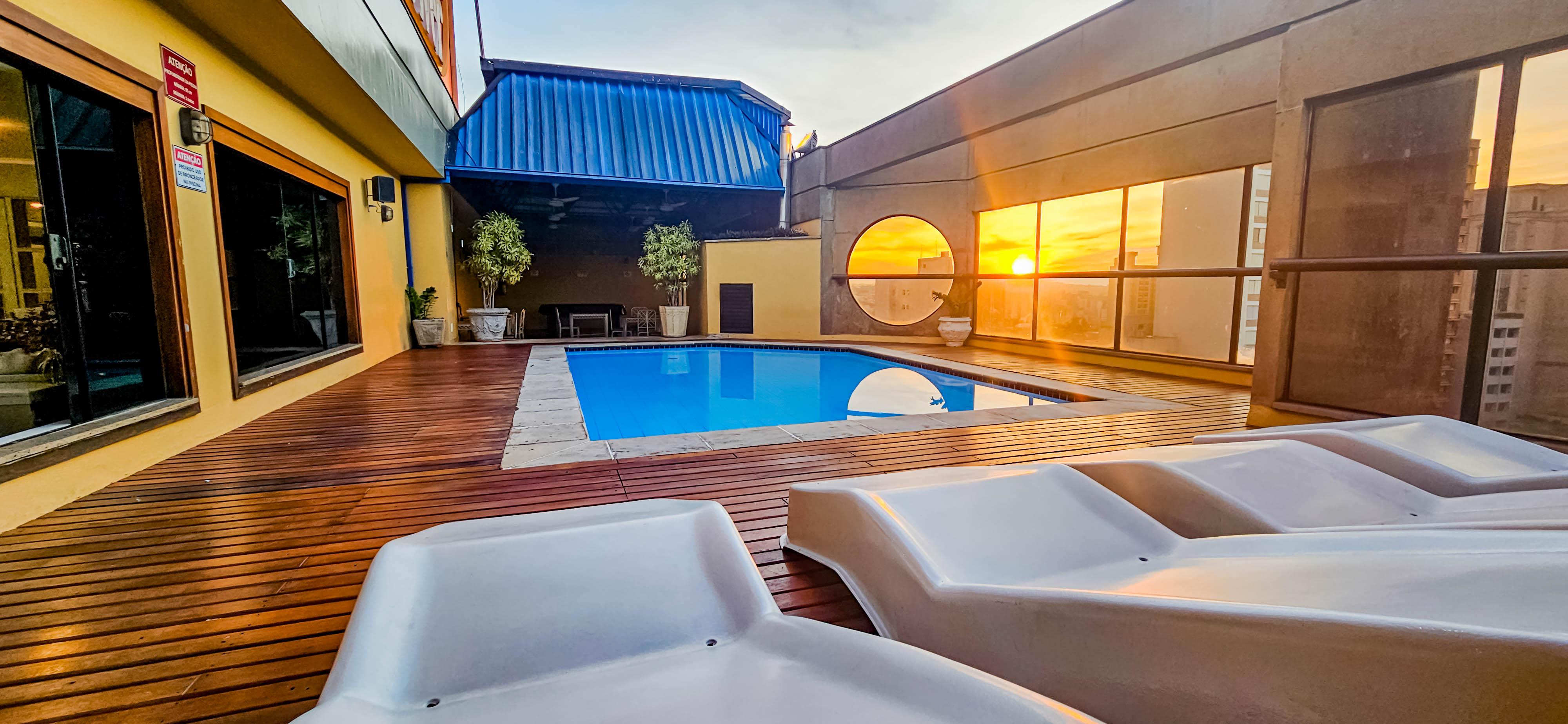 Vista Piscina Park Tower Residence Campinas by Nacional Inn