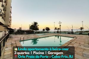 Alquiler Vacacional - Lindo Apto Orla da Praia do Forte Cabo-Frio RJ
