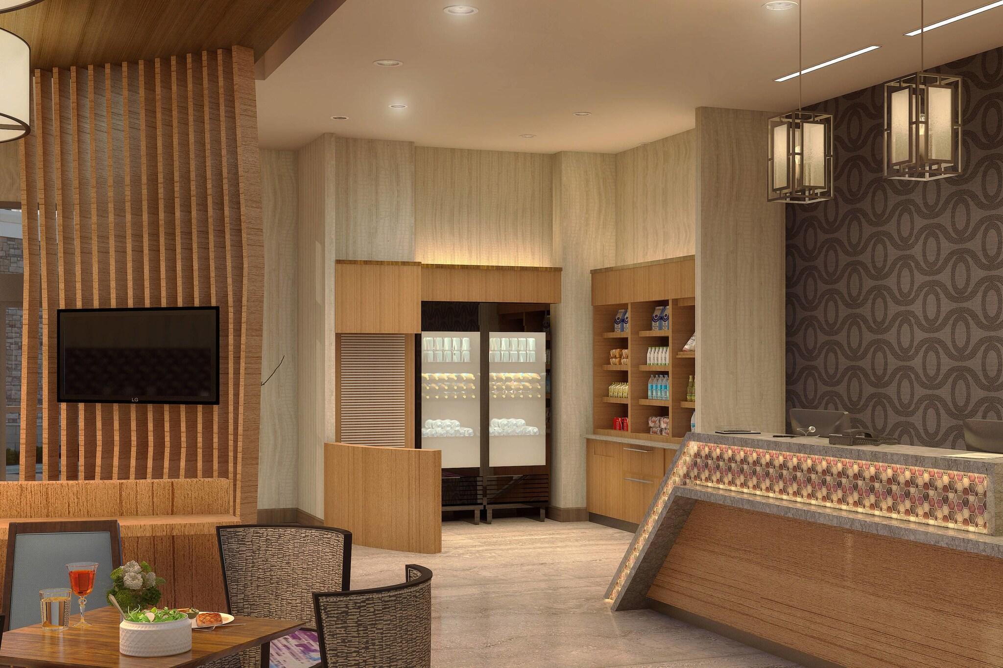 Vista Lobby SpringHill Suites by Marriott Fayetteville Fort Bragg