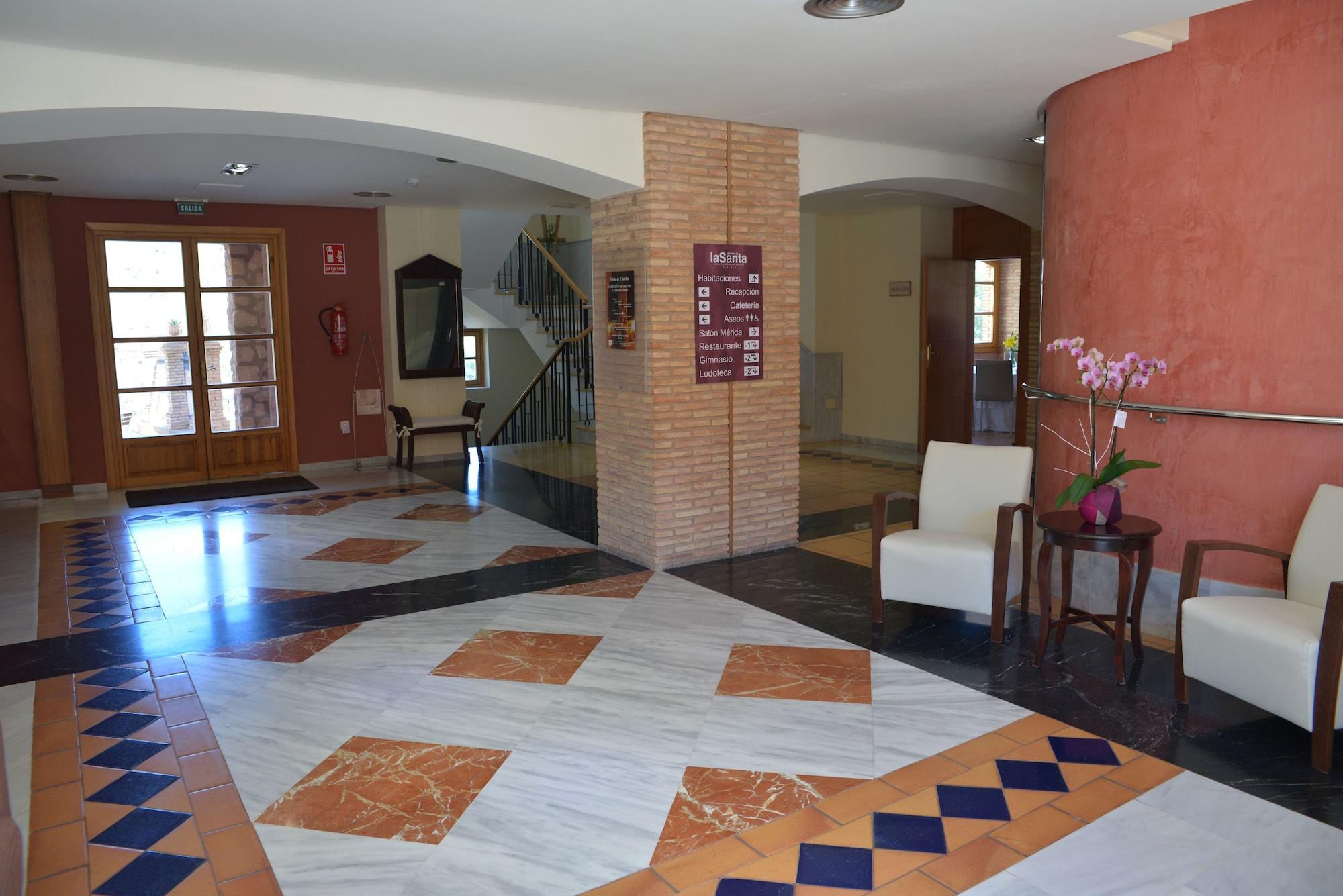 Vista Lobby Hotel Jardines de la Santa