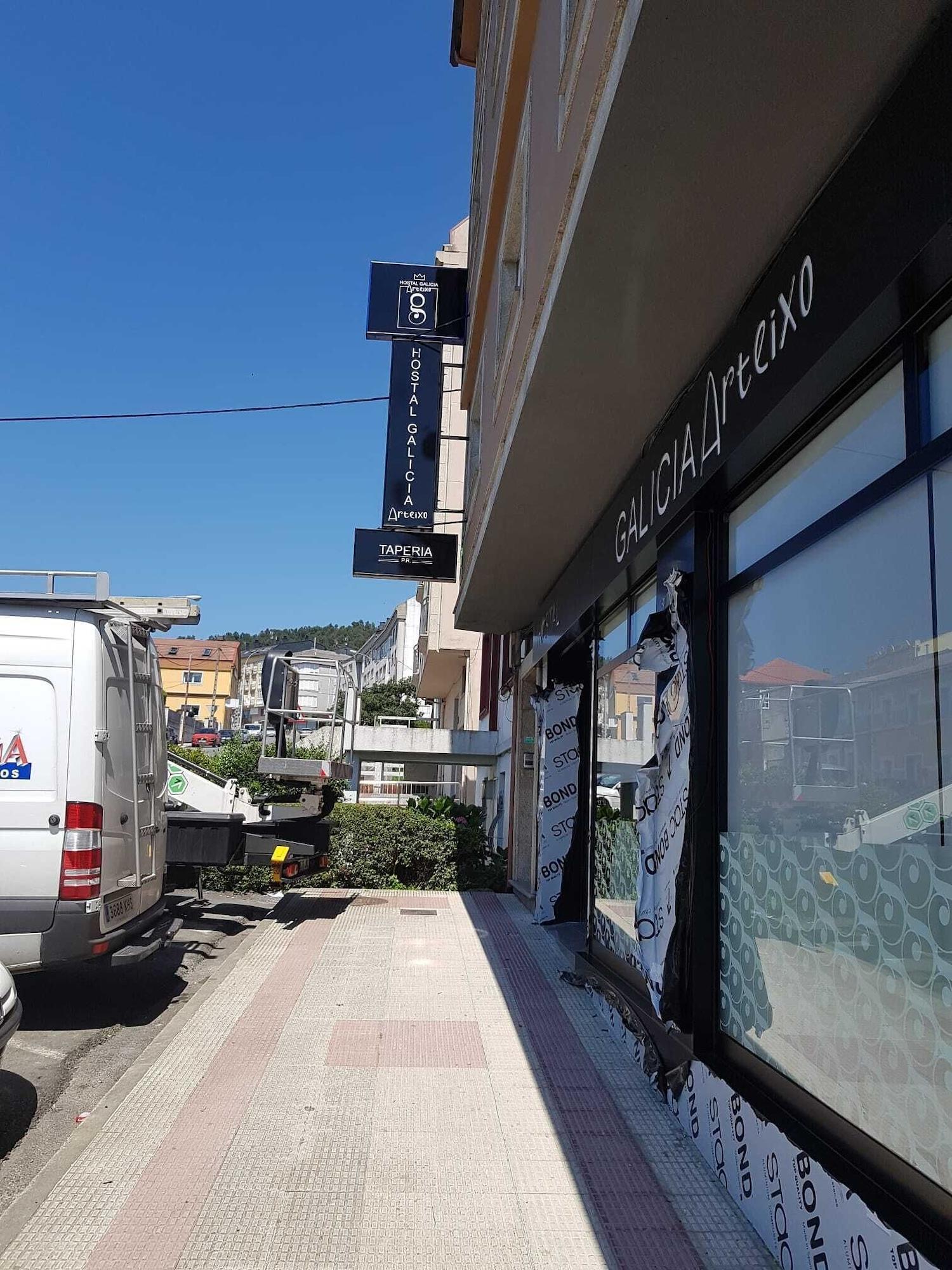 Vista Exterior Hostal Galicia Arteixo