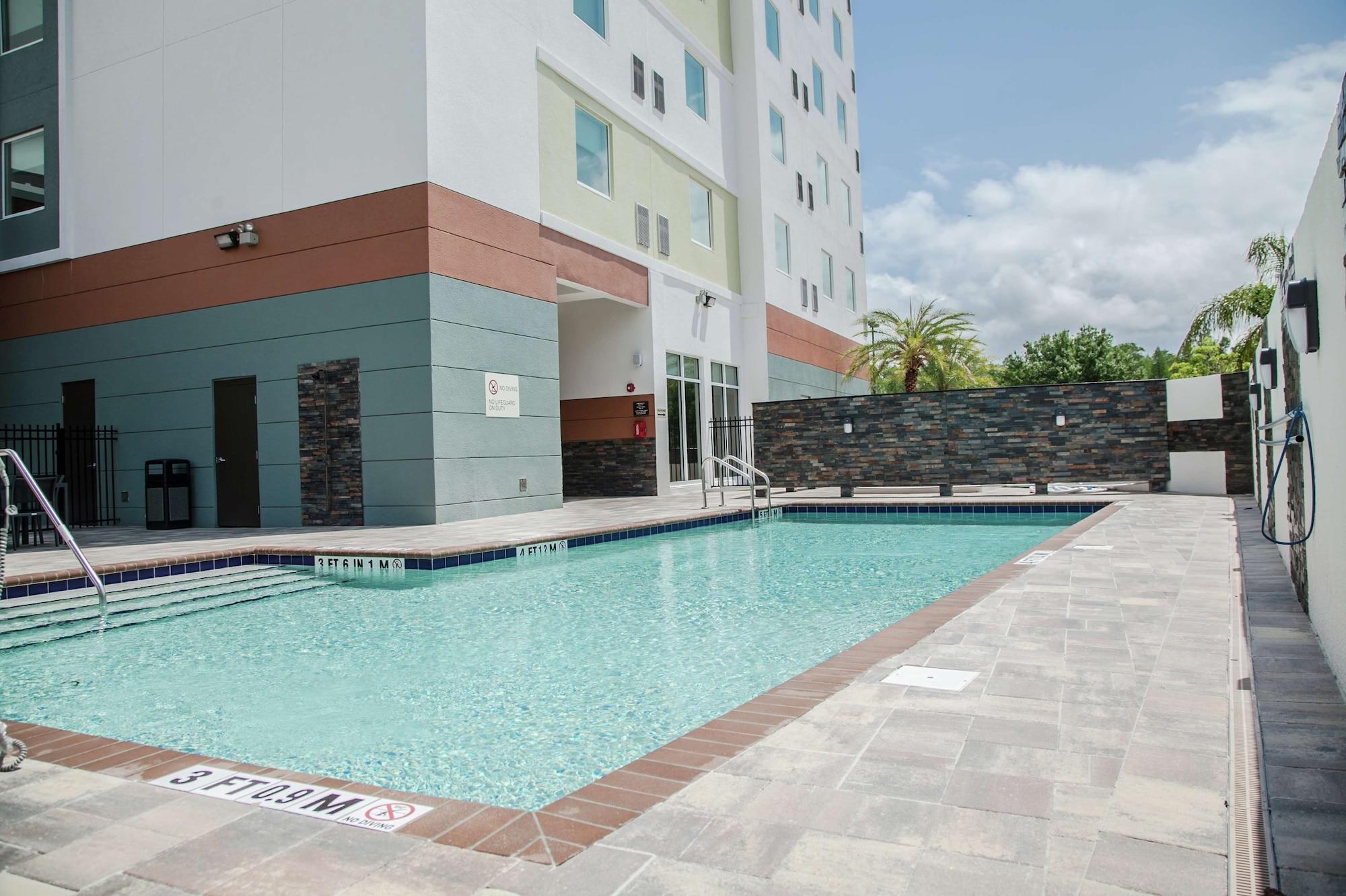 Vista Piscina Hilton Garden Inn Tampa Suncoast Parkway