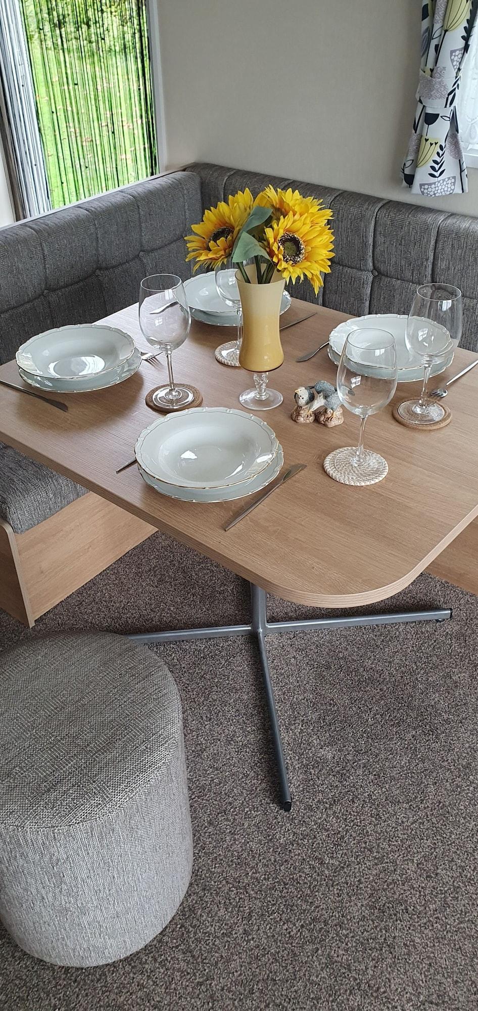 Estacionamiento Pet friendly Static caravan.