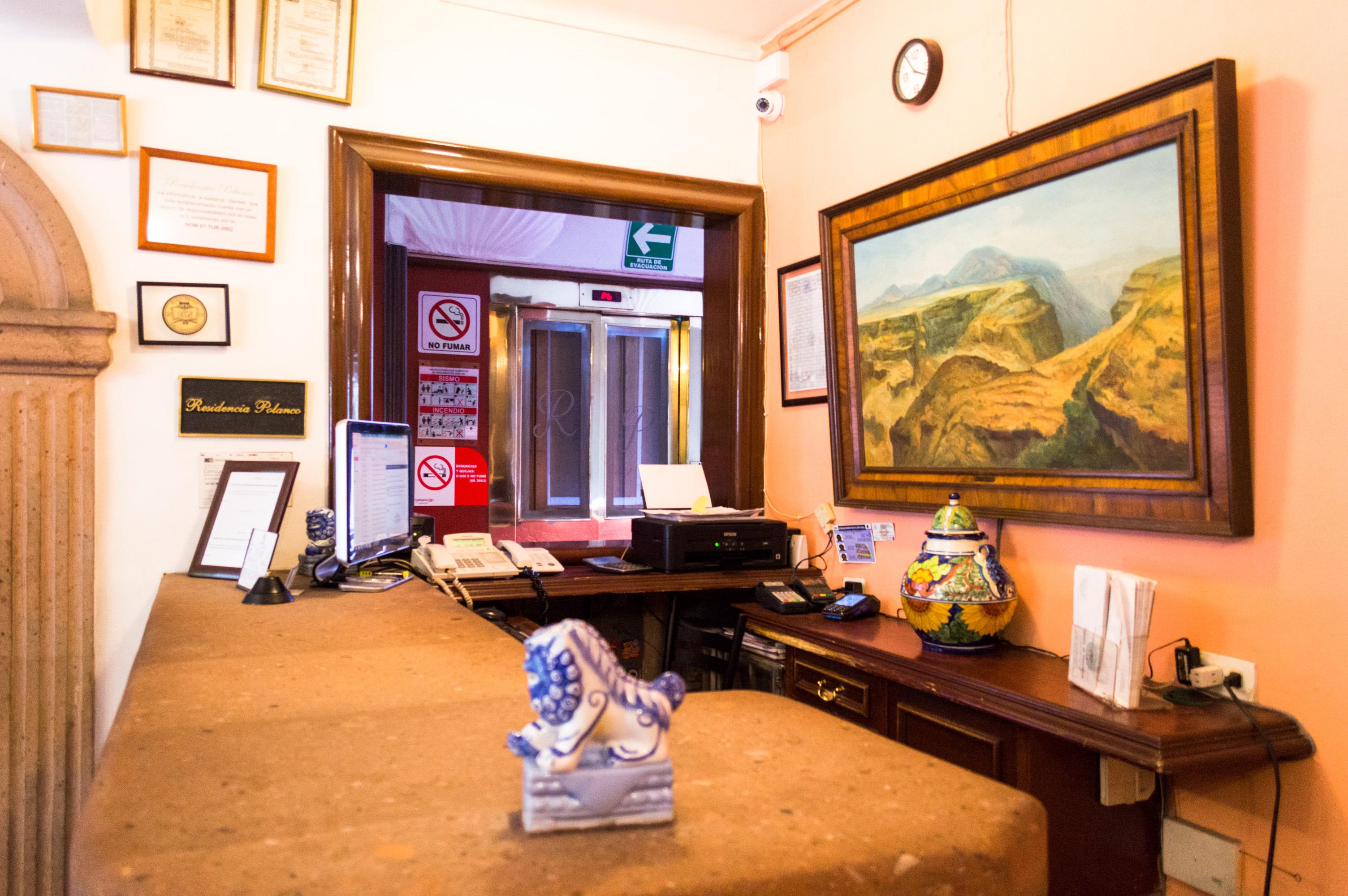 Vista Lobby Residencia Polanco