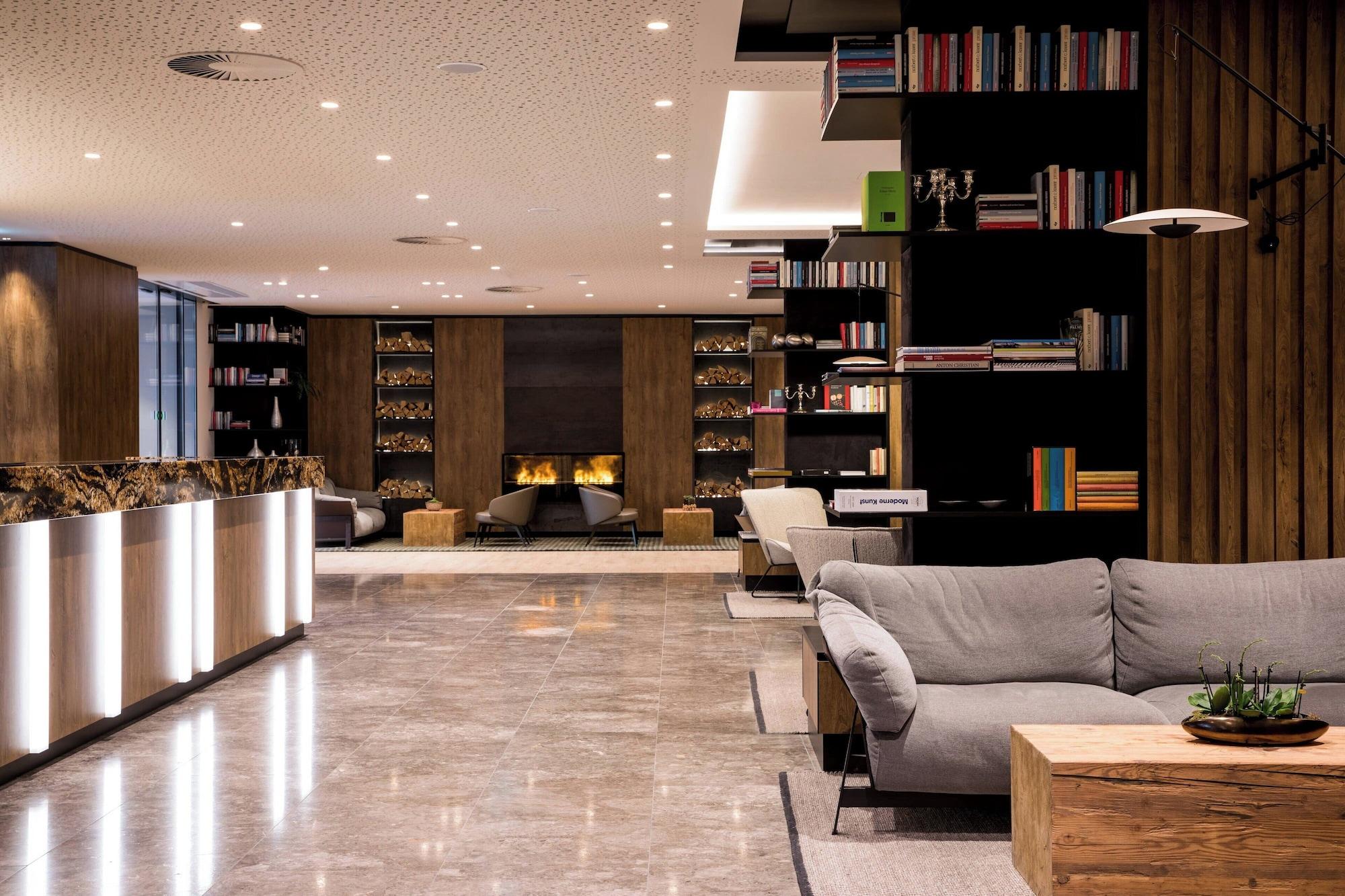 Vista do lobby AC Hotel by Marriott Innsbruck