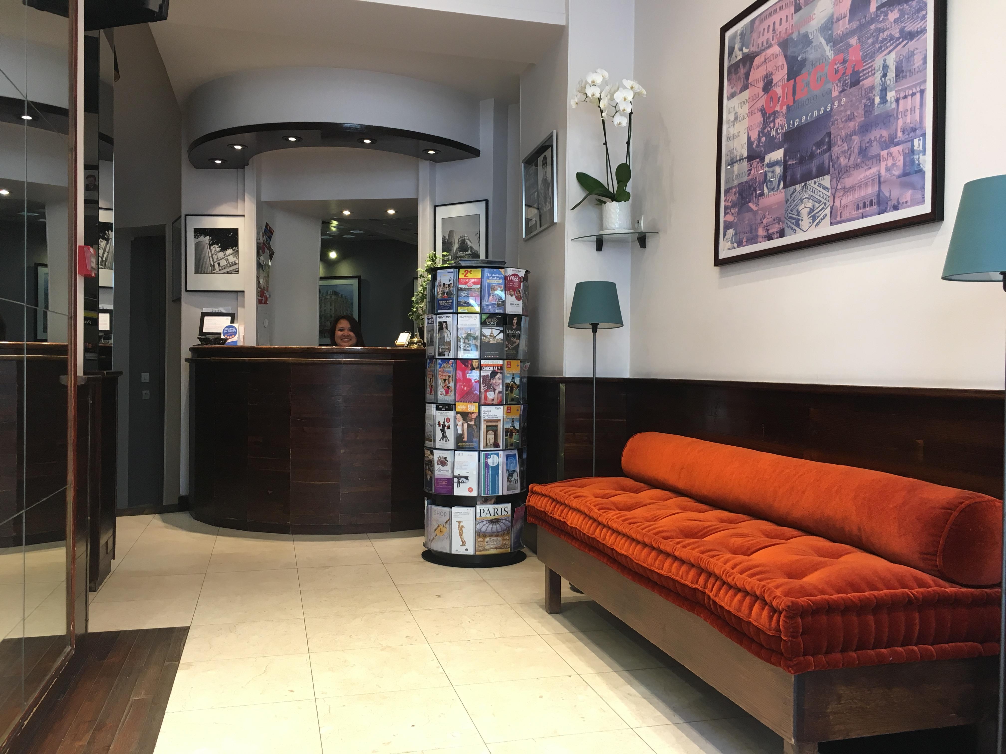 Vista Lobby Hotel Odessa Montparnasse