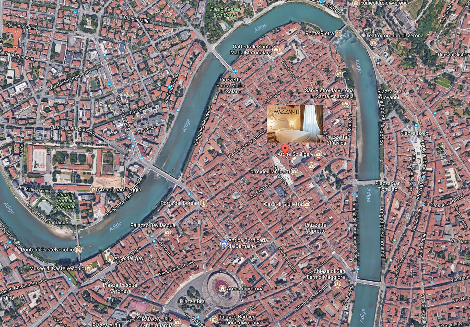 Vista Exterior Albergo Mazzanti