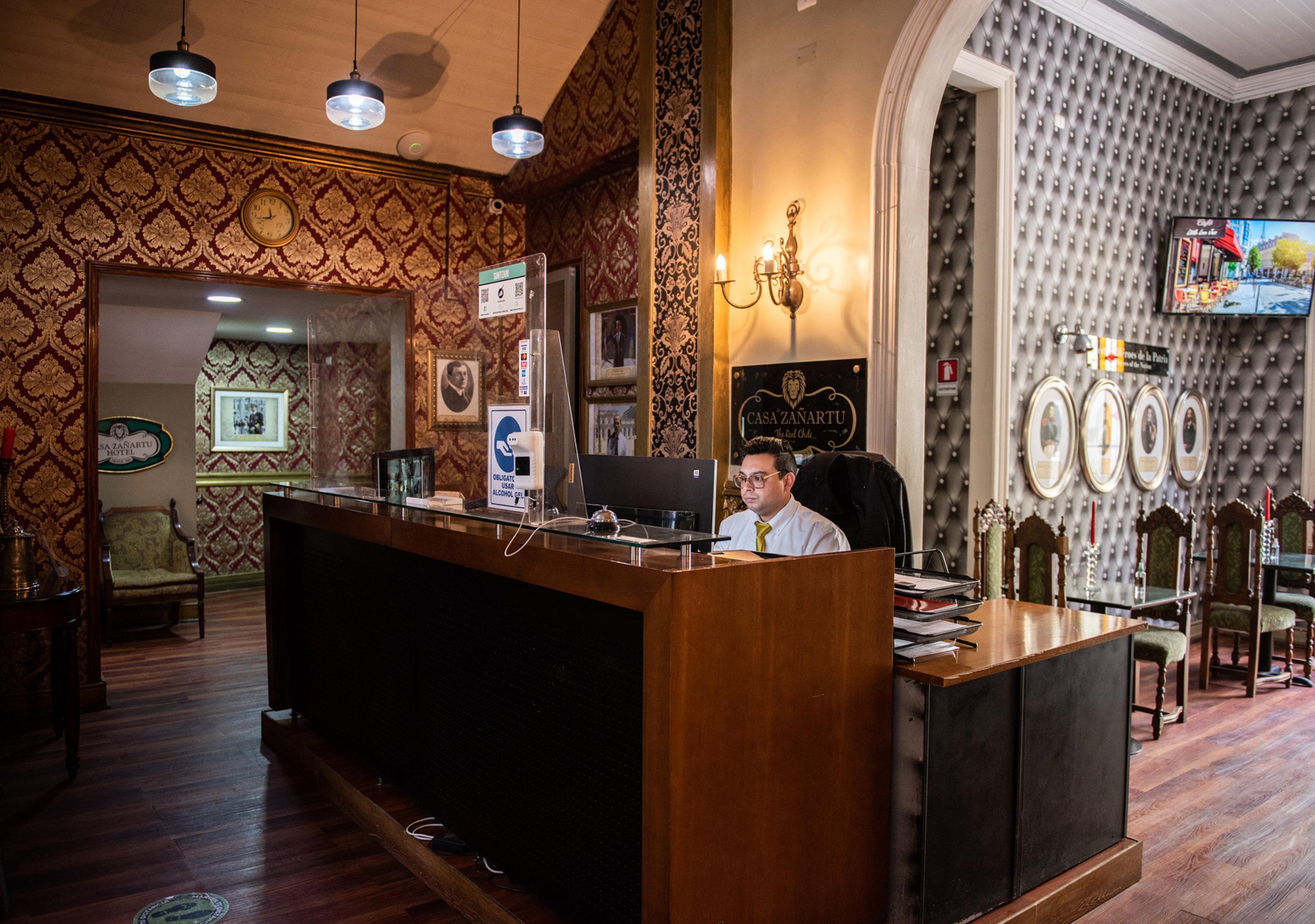 Vista Lobby Hotel Casa Zañartu