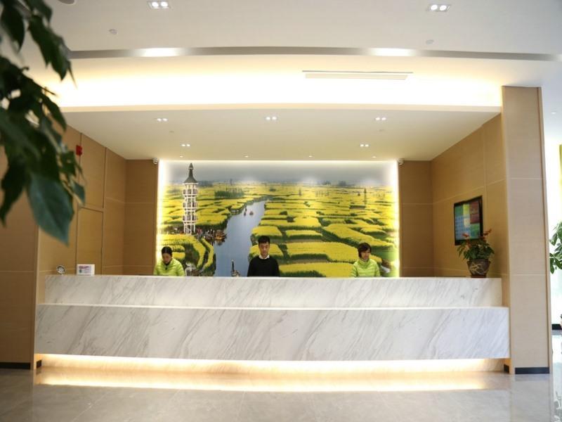Vista Exterior GreenTree Inn Taizhou East Meilan Road University Town Hotel