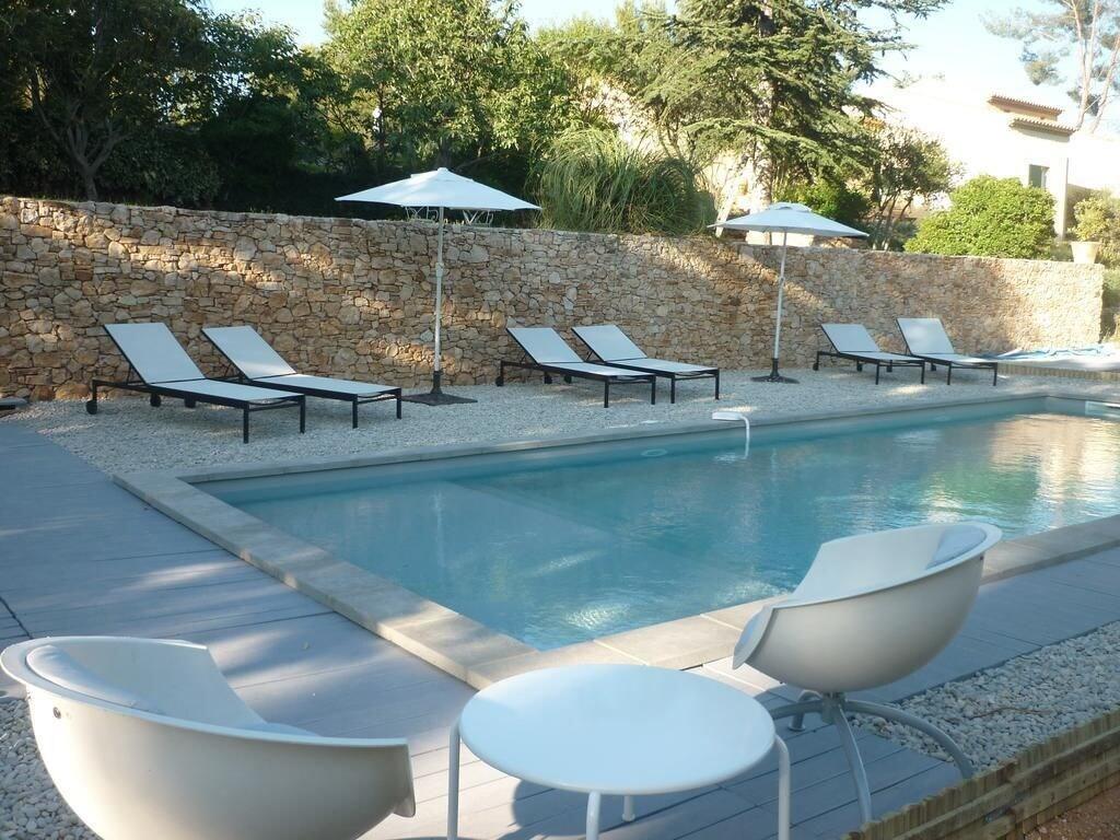 Vista Piscina Le Mas des Aludes