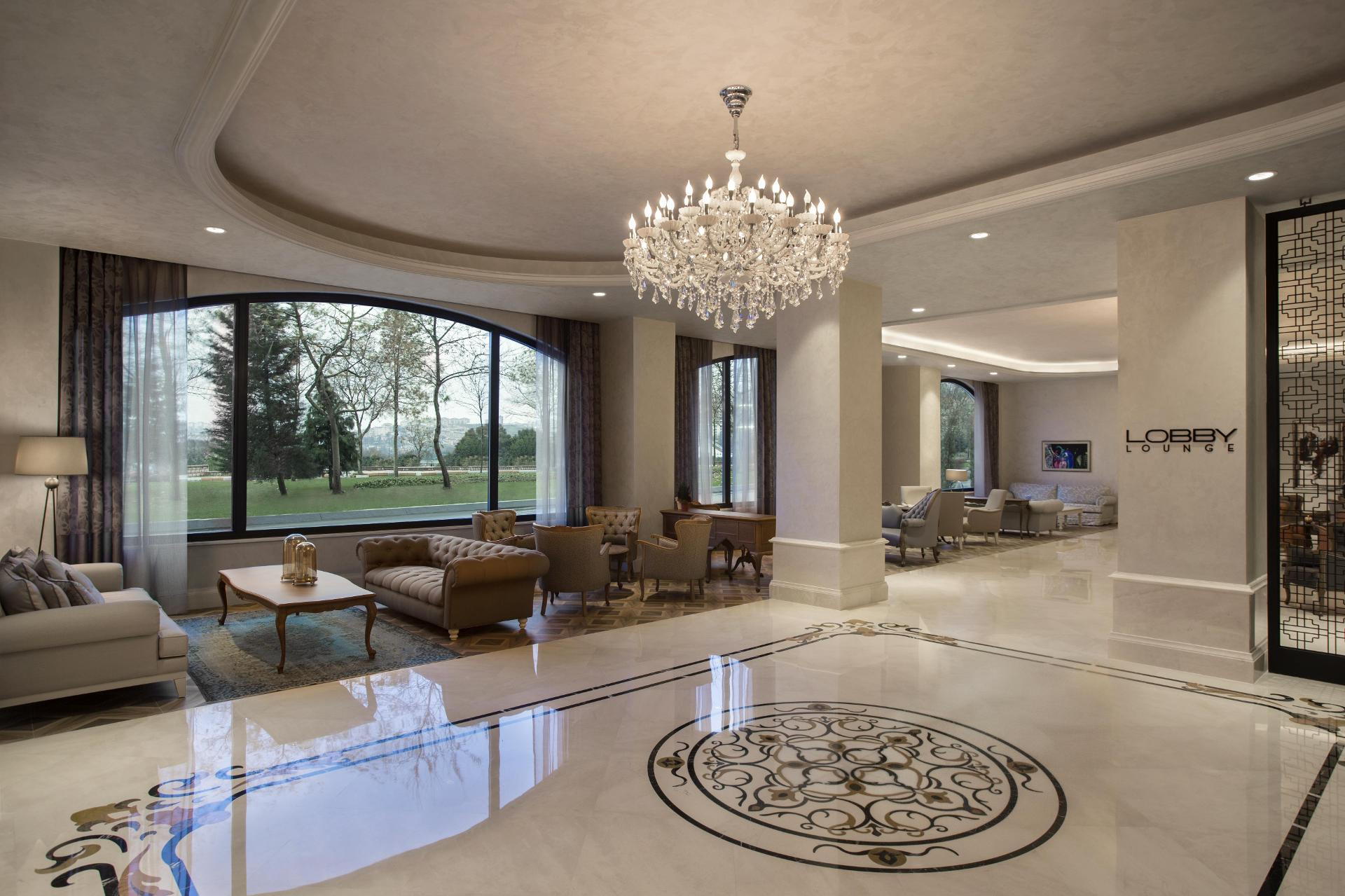 Vista Lobby Lazzoni Hotel