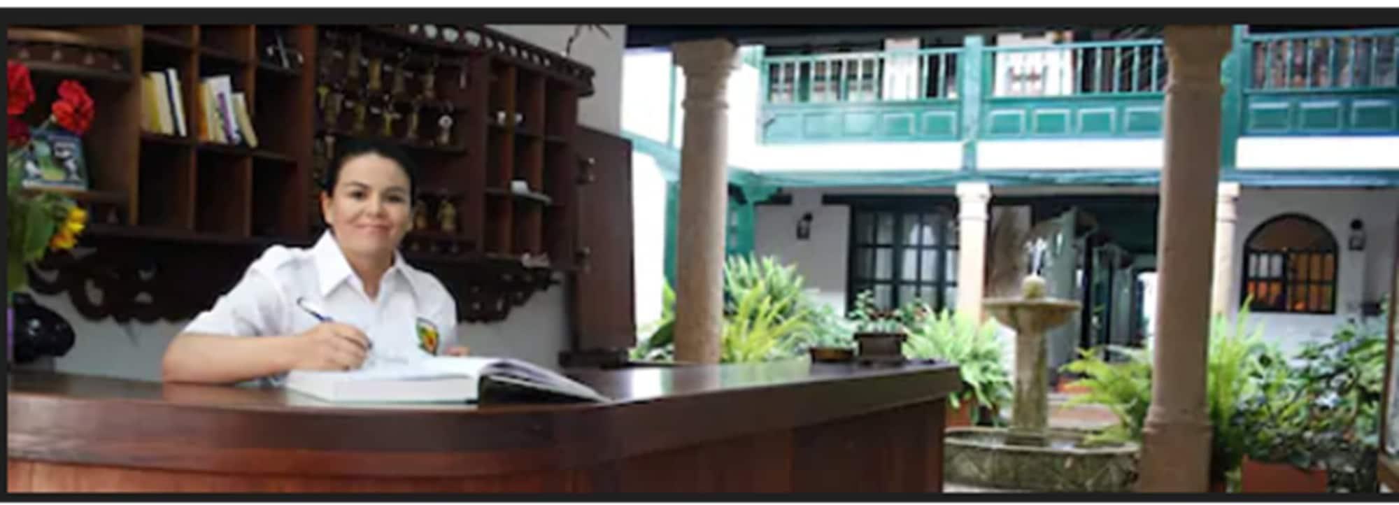 Vista Lobby Hotel Antonio Nariño