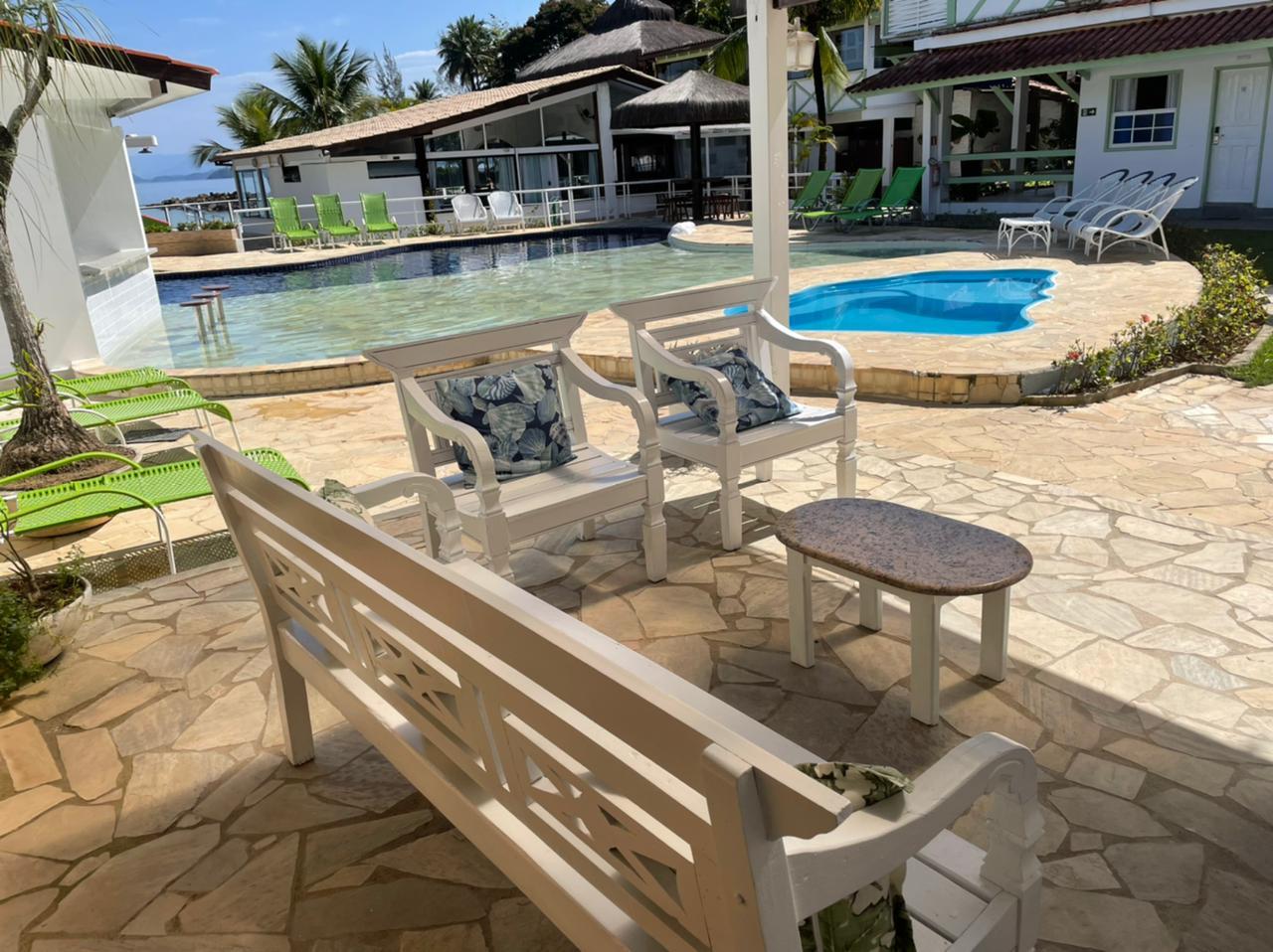 Vista Piscina Pousada Daleste