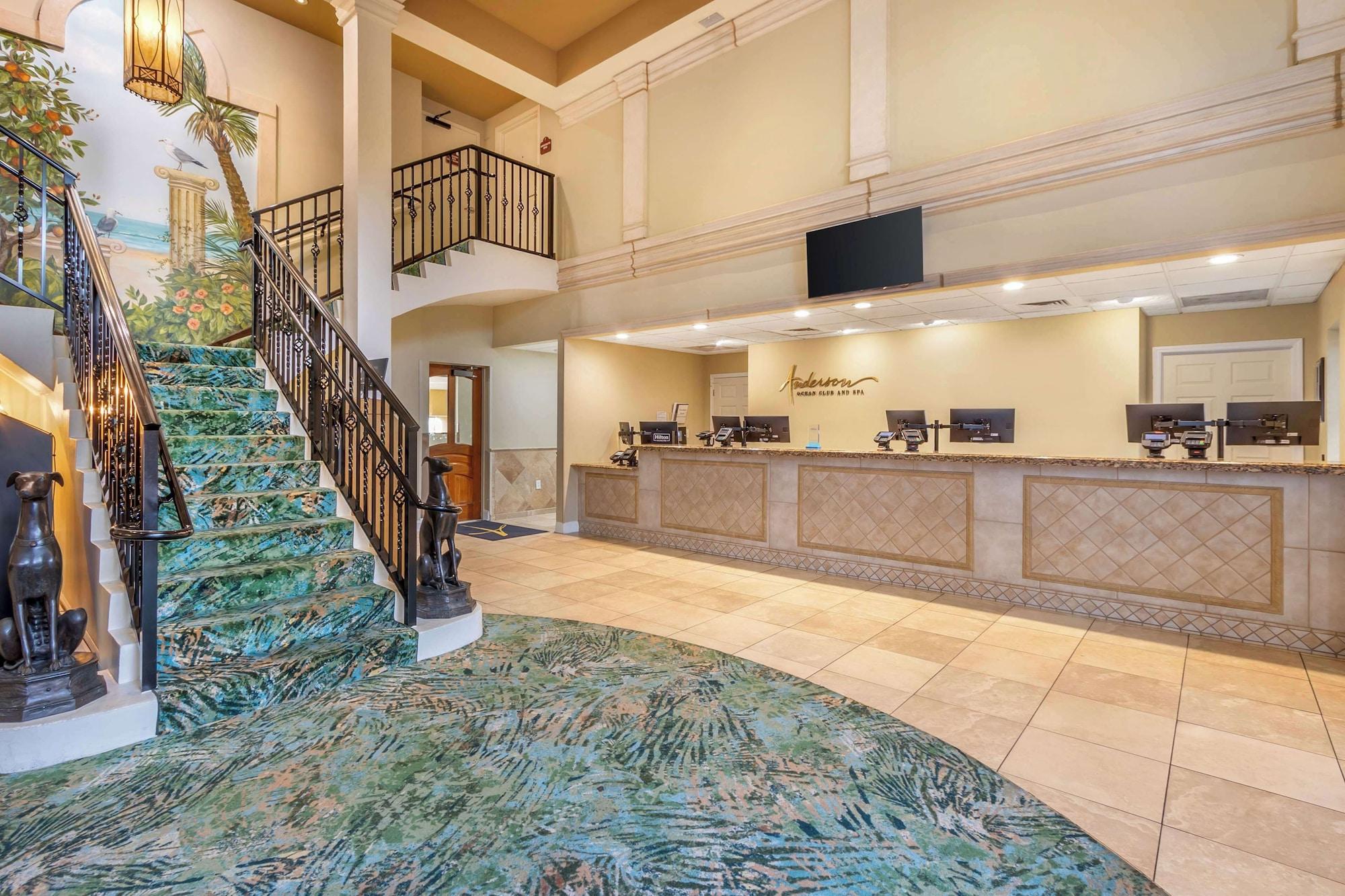 Vista Lobby Hilton Grand Vacations Club Anderson Ocean Myrtle Beach