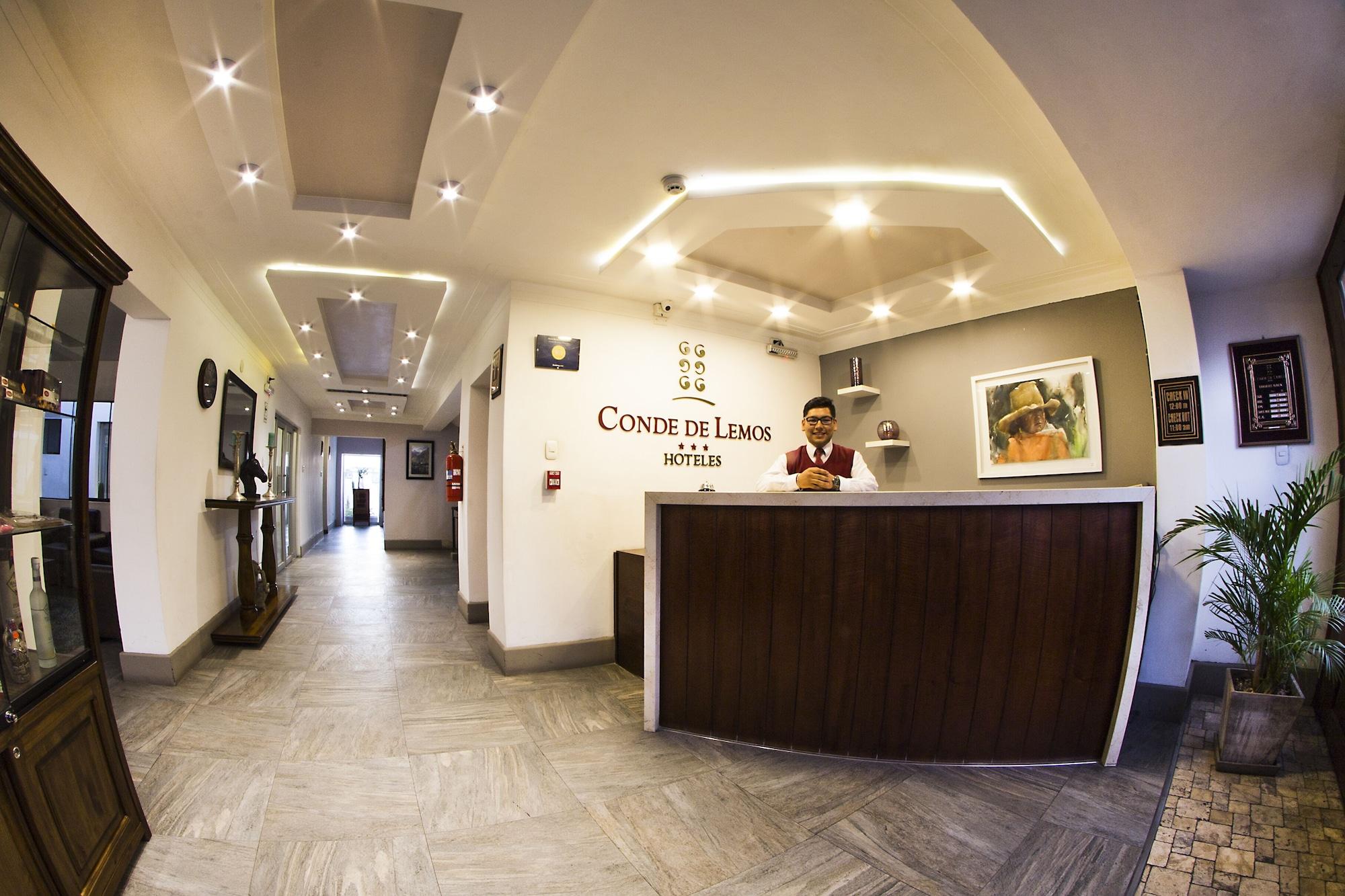Vista Lobby Hotel Conde de Lemos Arequipa