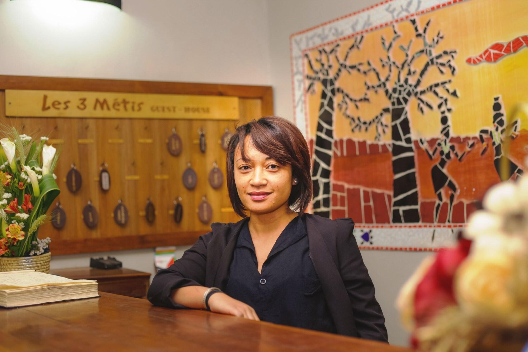 Vista Lobby Guest House Les 3 Metis